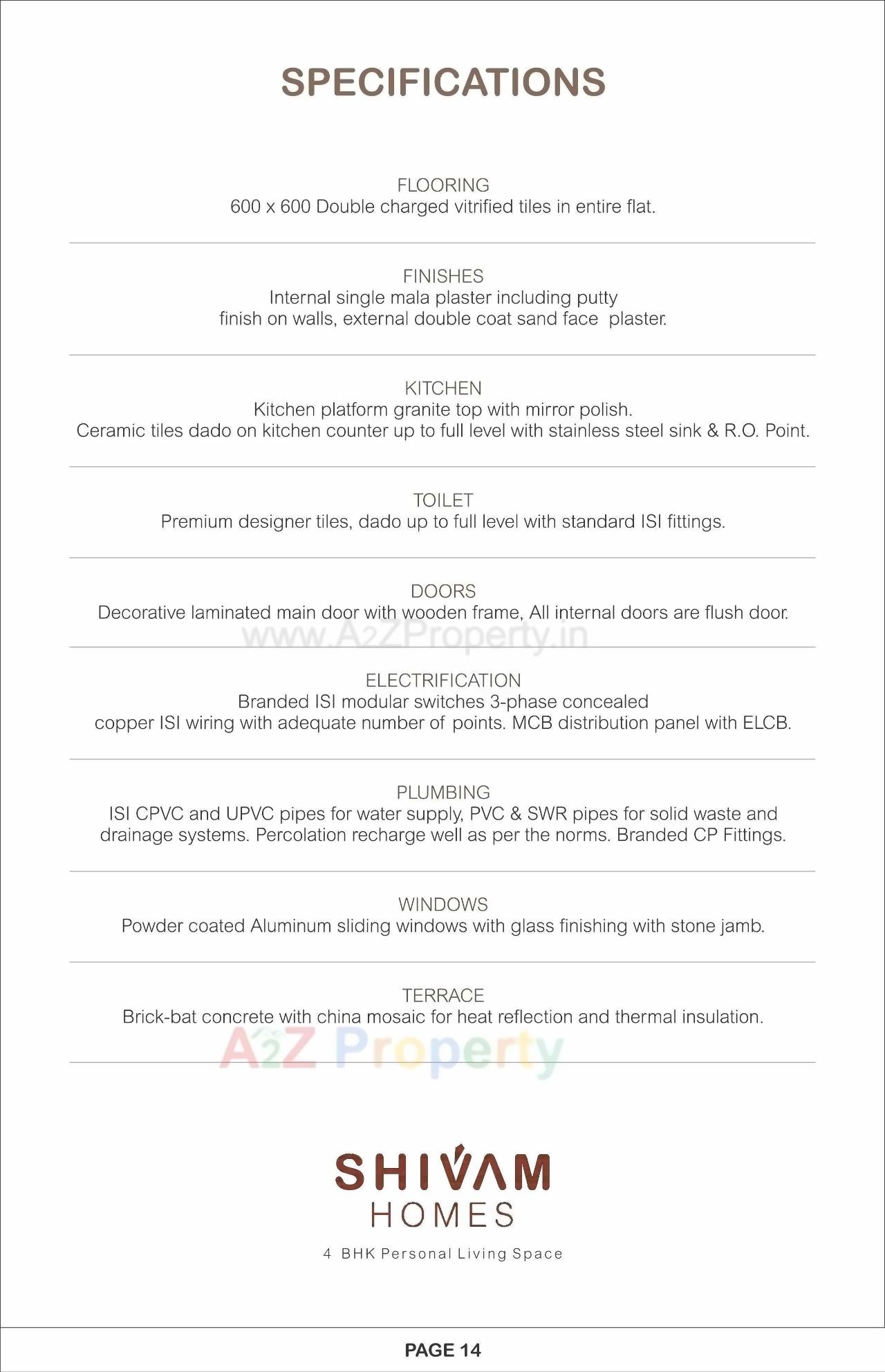 Project Specifications