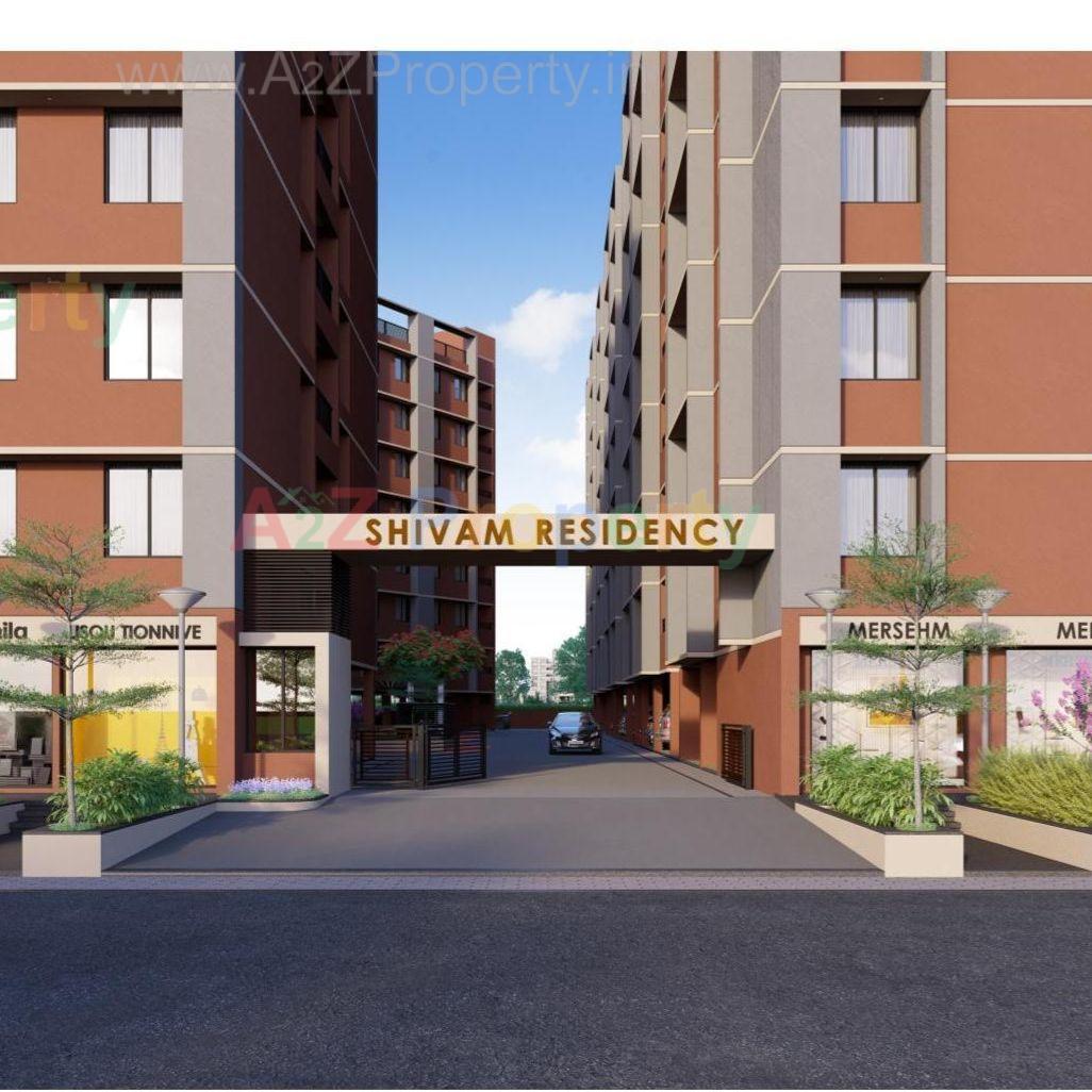 3D Elevation of real estate project Shivam Residency located at Narol, Ahmedabad, Gujarat