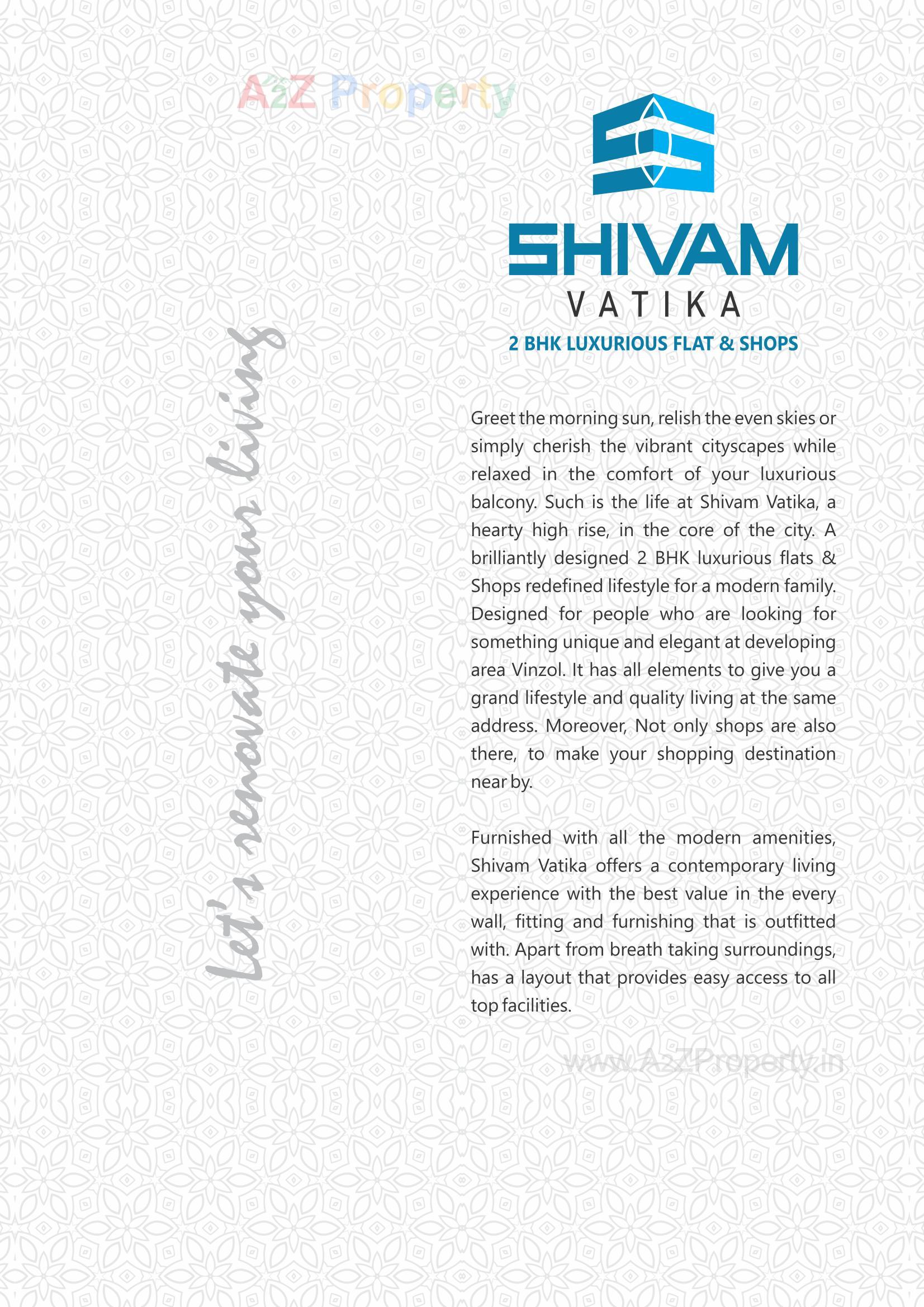  of real estate project Shivam Vatika located at Vinzol, Ahmedabad, Gujarat