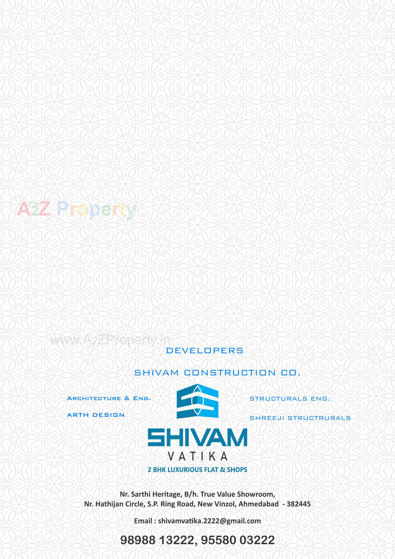 of real estate project Shivam Vatika located at Vinzol, Ahmedabad, Gujarat
