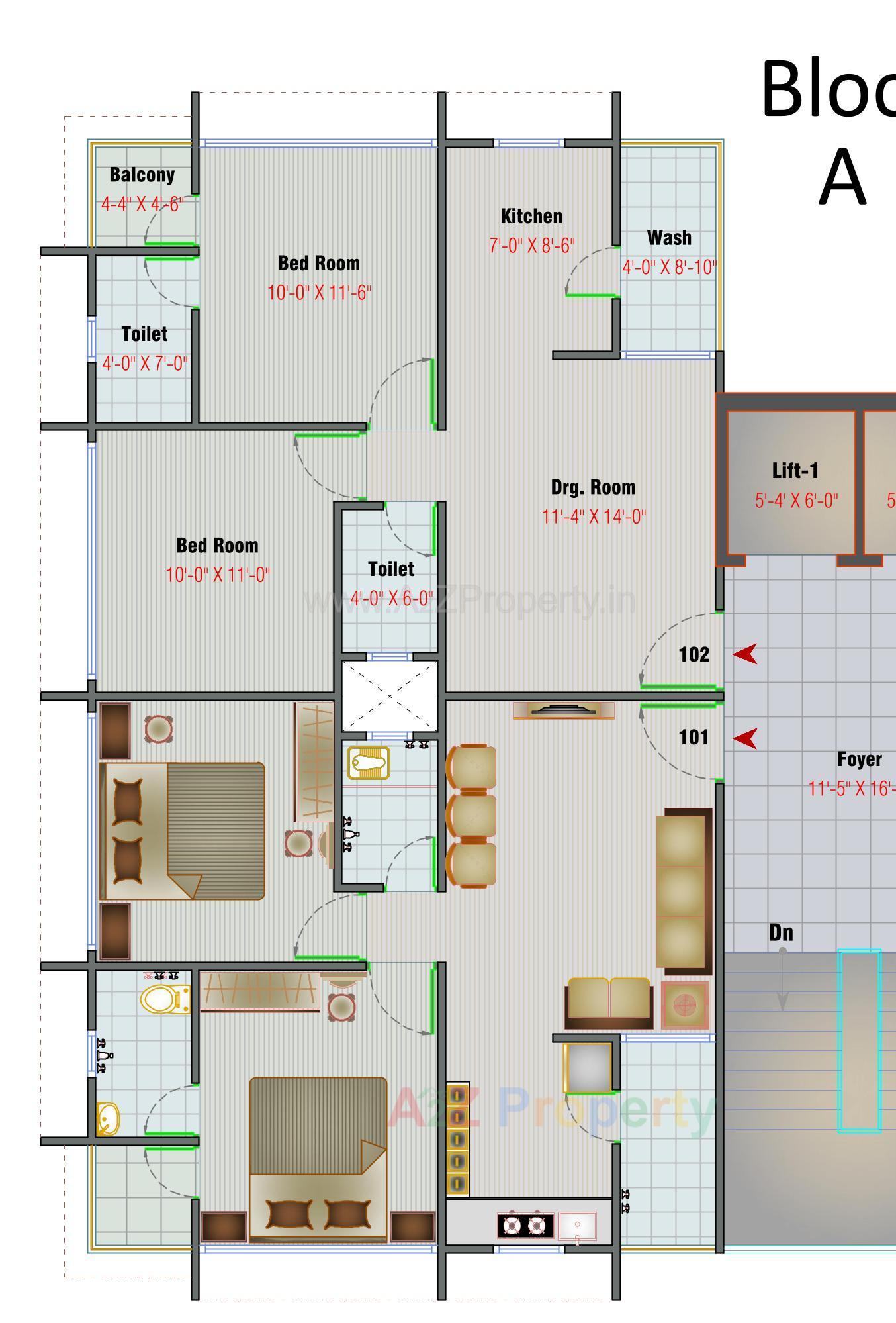 Layout of real estate project Shivam Vatika located at Vinzol, Ahmedabad, Gujarat