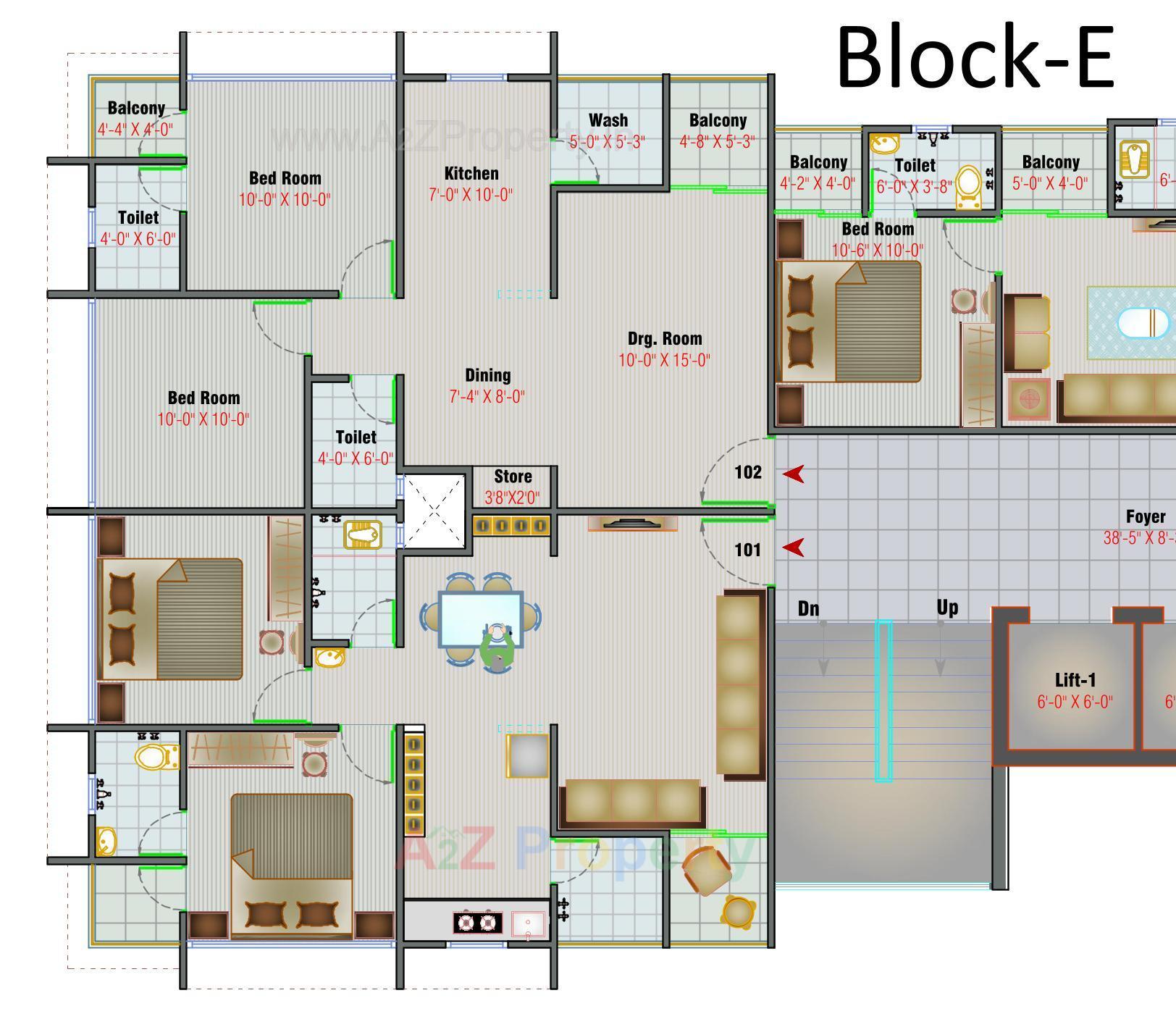 Layout of real estate project Shivam Vatika located at Vinzol, Ahmedabad, Gujarat