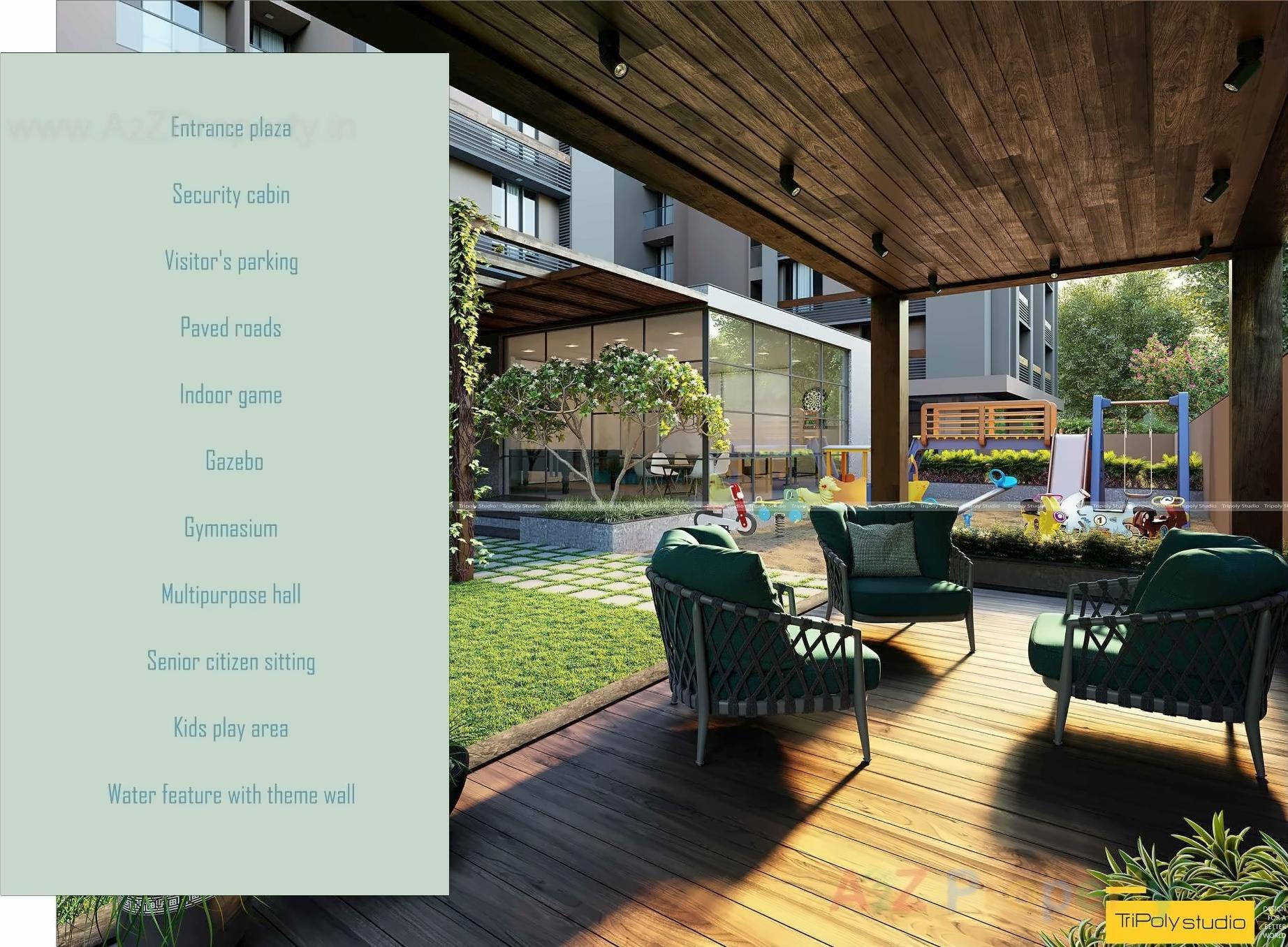 3D Elevation of real estate project Shivana Aurum located at Ahmedabad, Ahmedabad, Gujarat