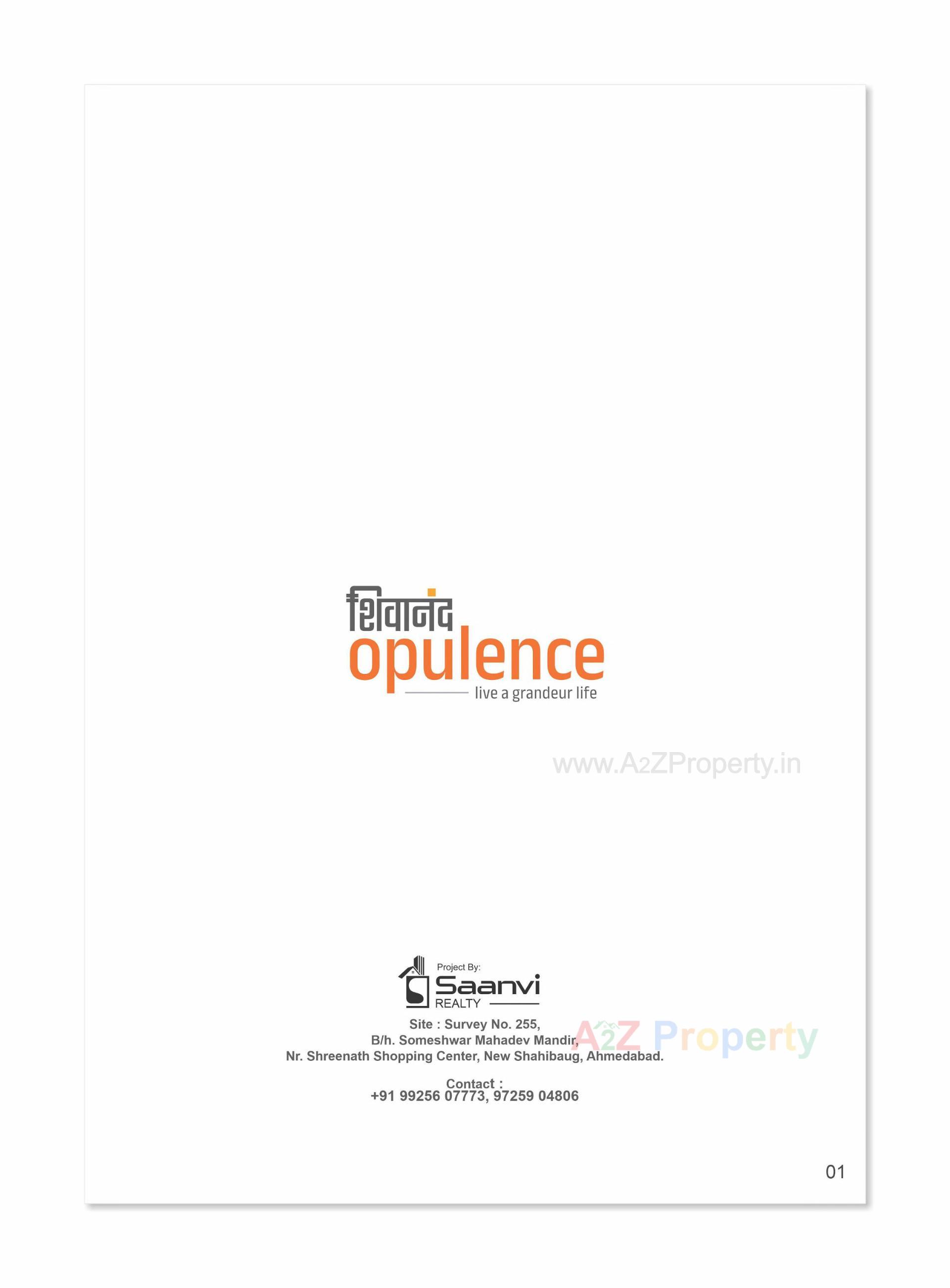  of real estate project Shivanand Opulence located at Chiloda, Ahmedabad, Gujarat
