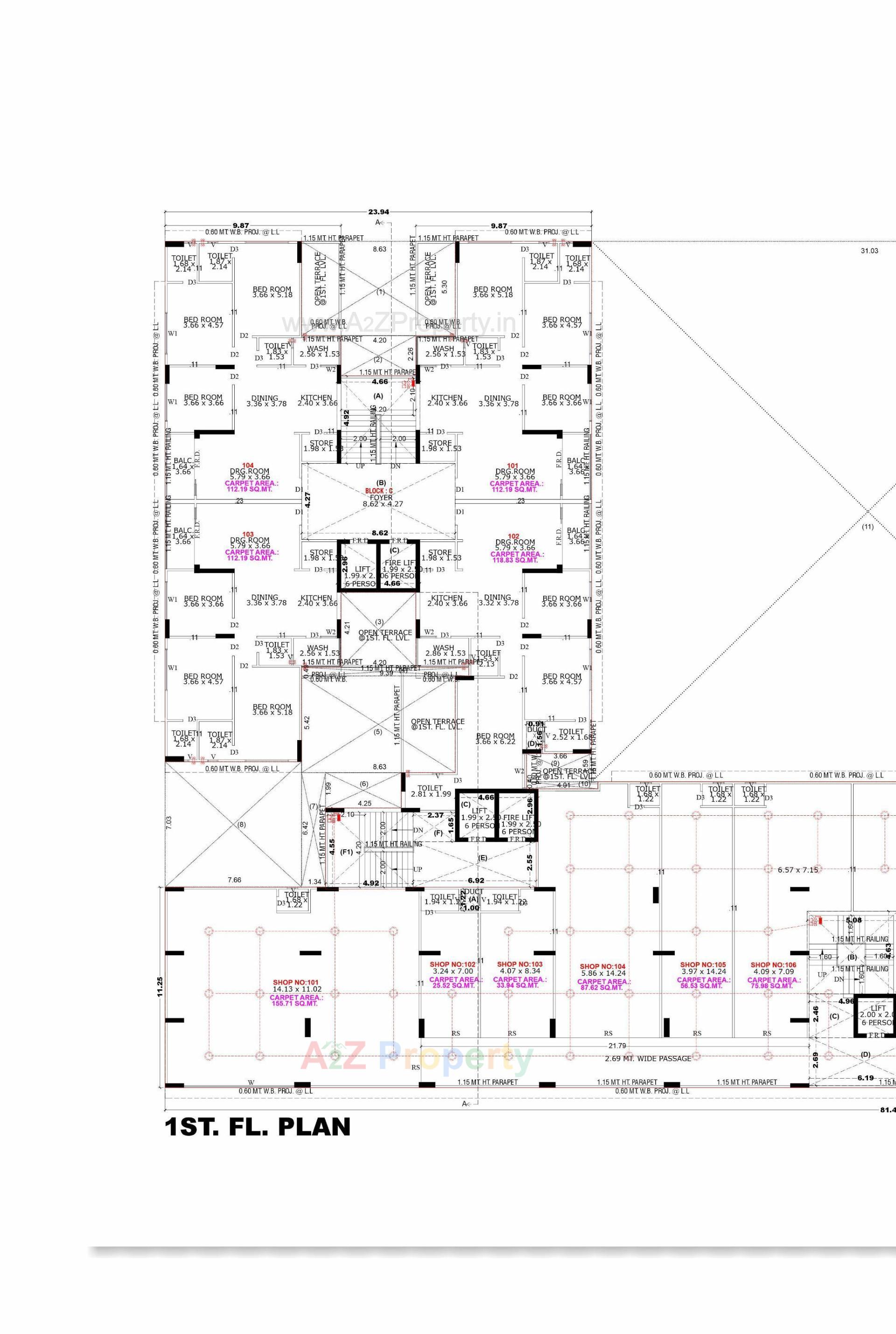 Layout of real estate project Shivanand Opulence located at Chiloda, Ahmedabad, Gujarat