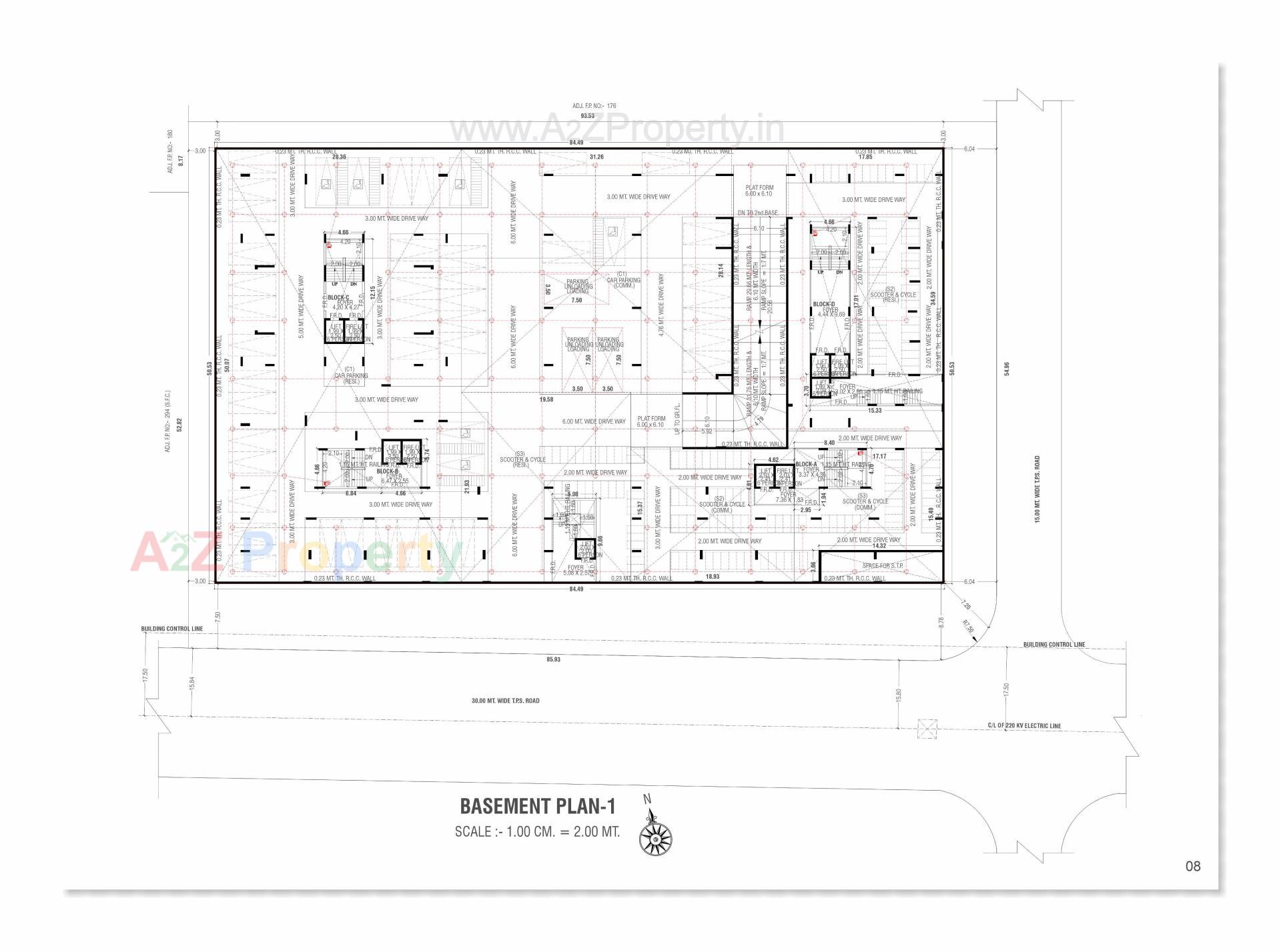 Layout of real estate project Shivanand Opulence located at Chiloda, Ahmedabad, Gujarat
