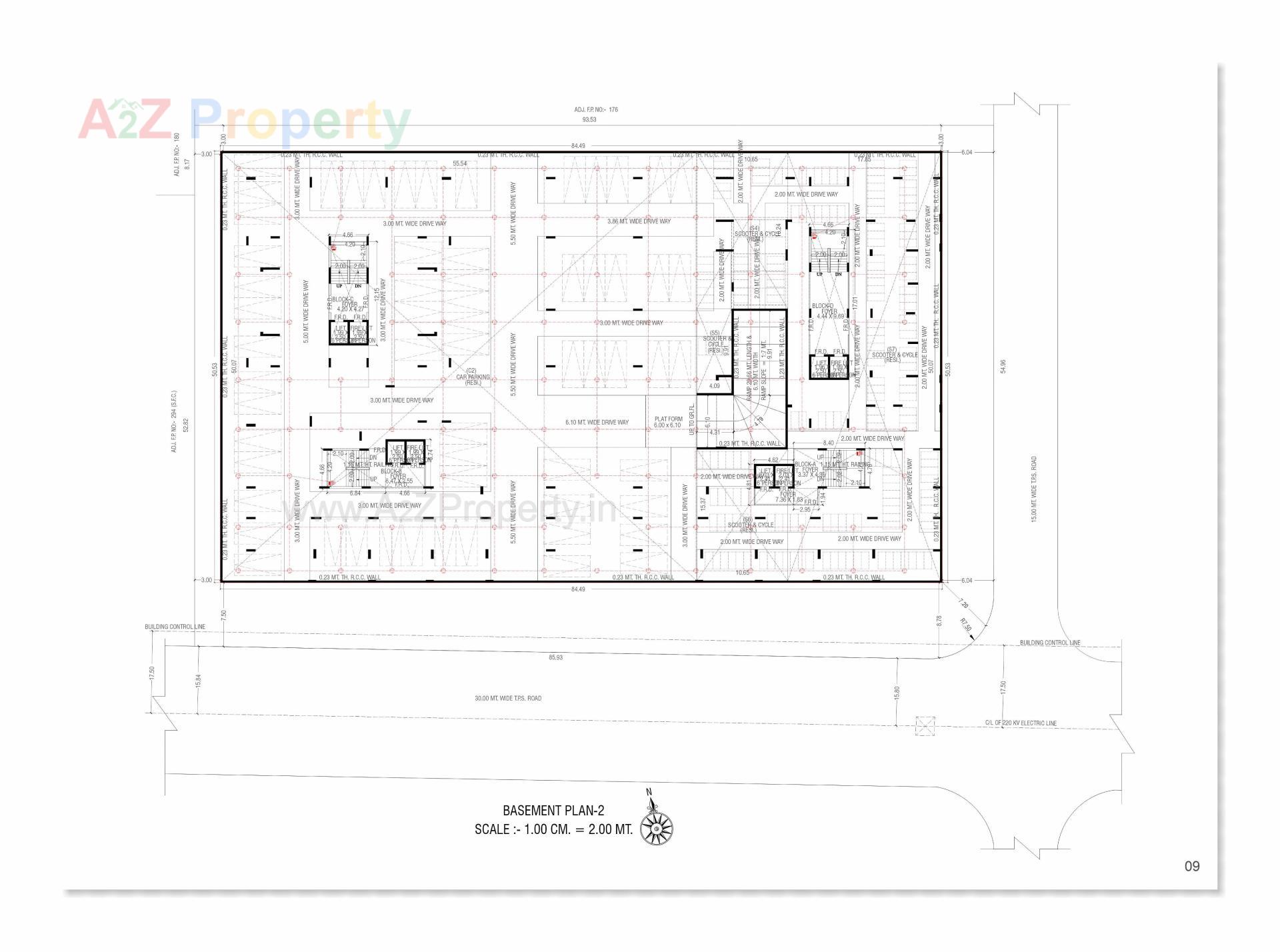 Layout of real estate project Shivanand Opulence located at Chiloda, Ahmedabad, Gujarat