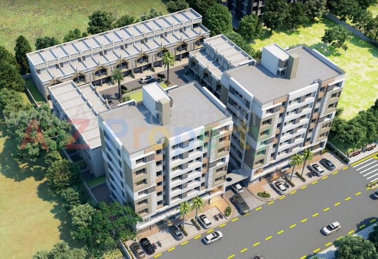 3D Elevation of real estate project Shivansh Landmark located at Vatva, Ahmedabad, Gujarat