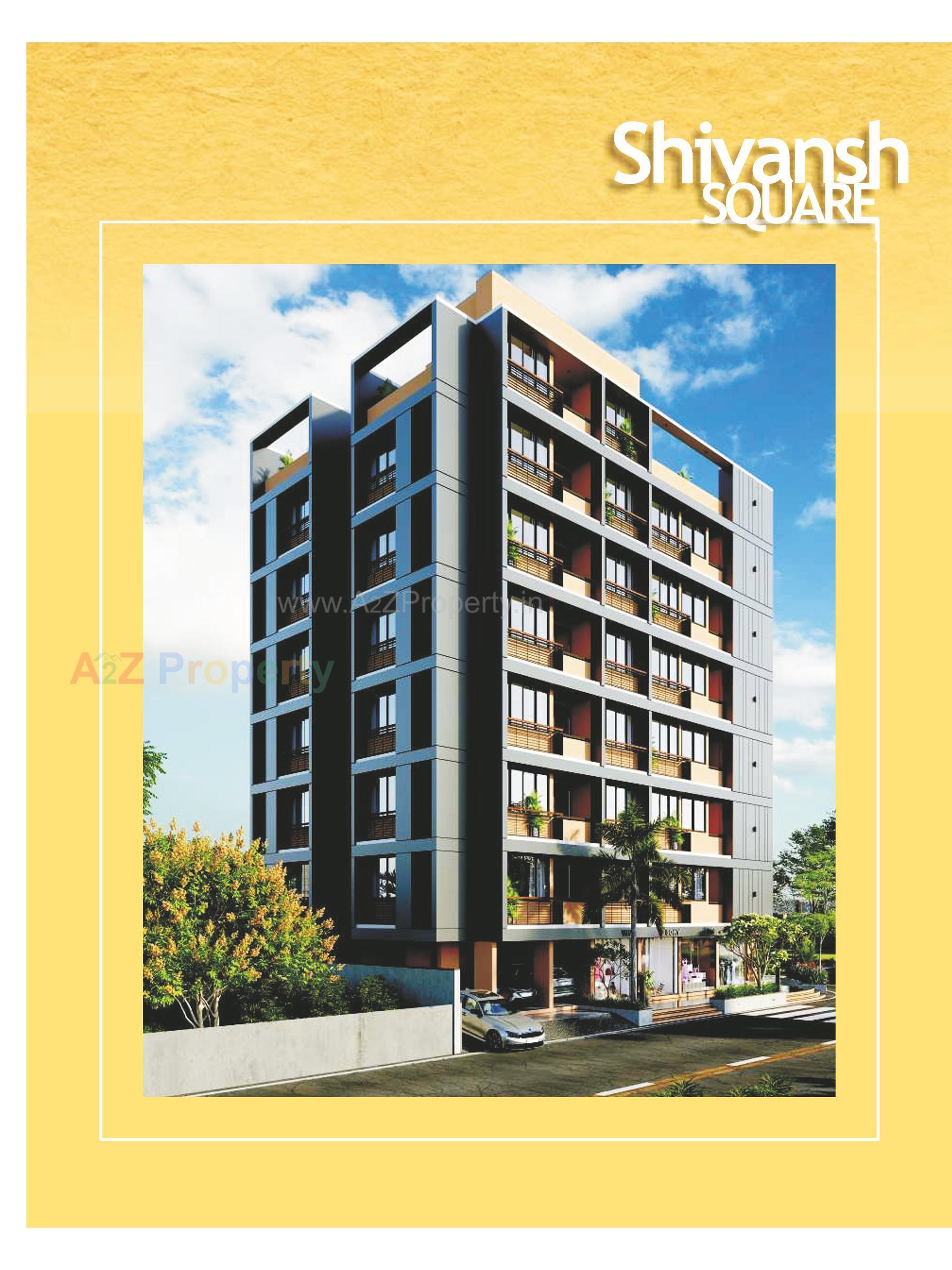 3D Elevation of real estate project Shivansh Square located at Bareja, Ahmedabad, Gujarat