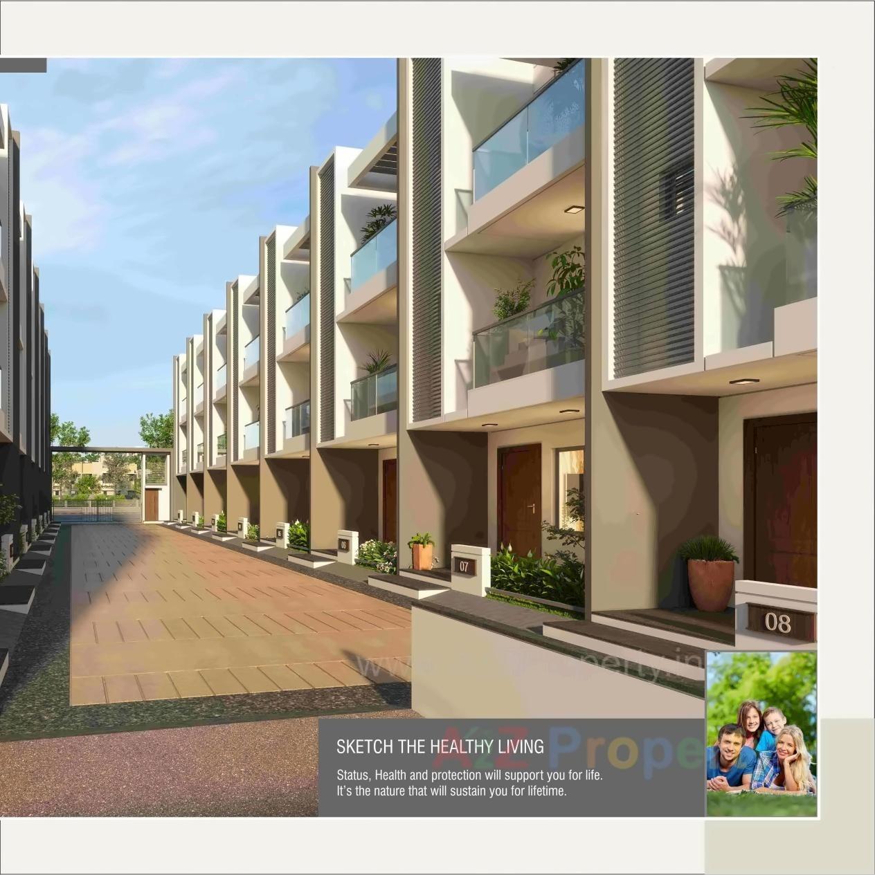 3D Elevation of real estate project Shivanta Luxuria located at Ahmedabad, Ahmedabad, Gujarat