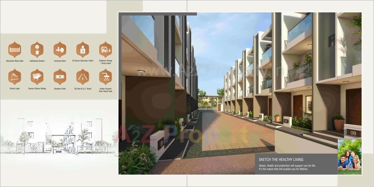 3D Elevation of real estate project Shivanta Luxuria located at Ahmedabad, Ahmedabad, Gujarat