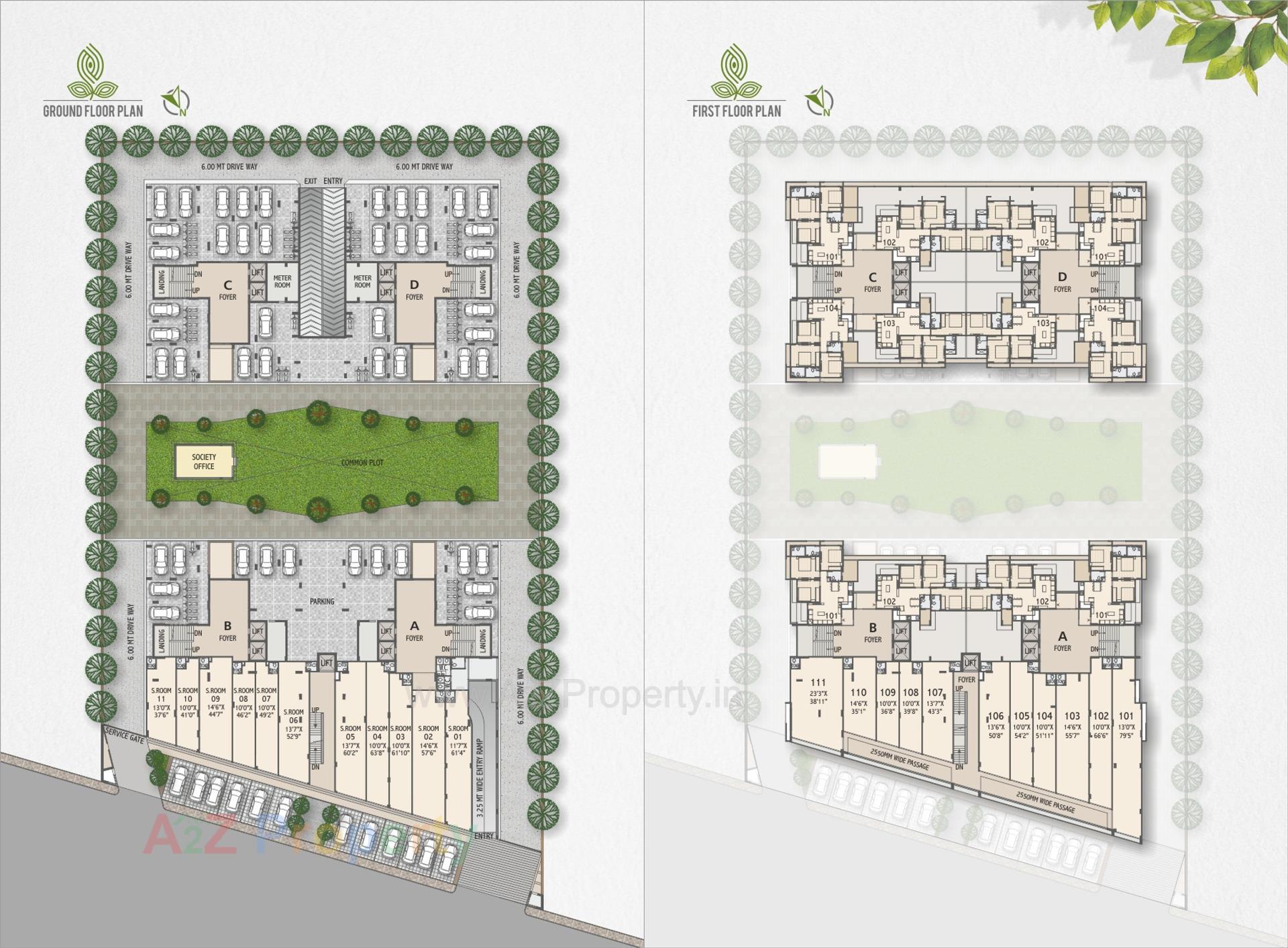 Layout of real estate project Shivanta located at Bhadaj, Ahmedabad, Gujarat