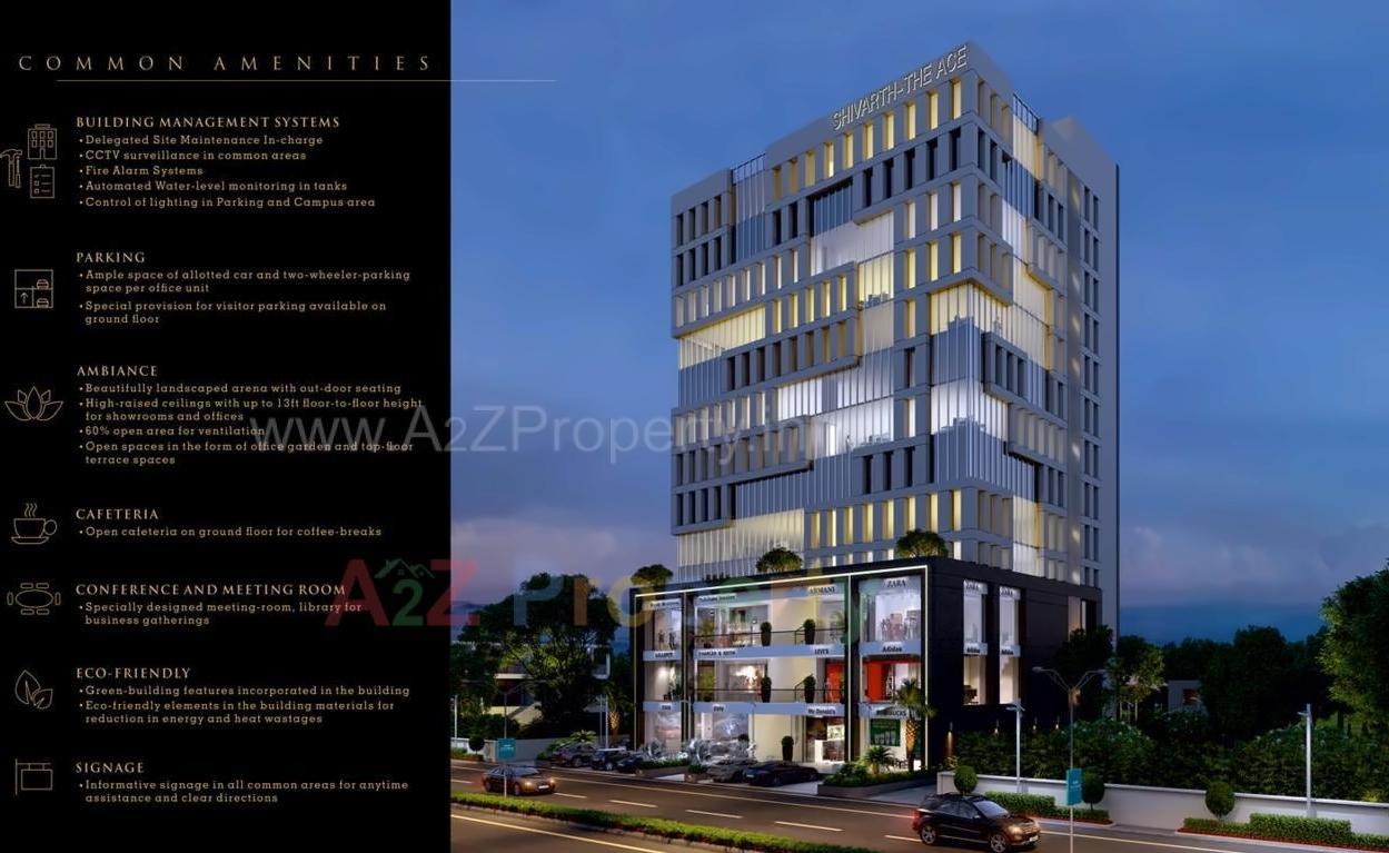 3D Elevation of real estate project Shivarth located at Bodakdev, Ahmedabad, Gujarat