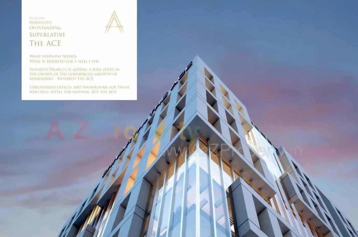 3D Elevation of real estate project Shivarth located at Bodakdev, Ahmedabad, Gujarat