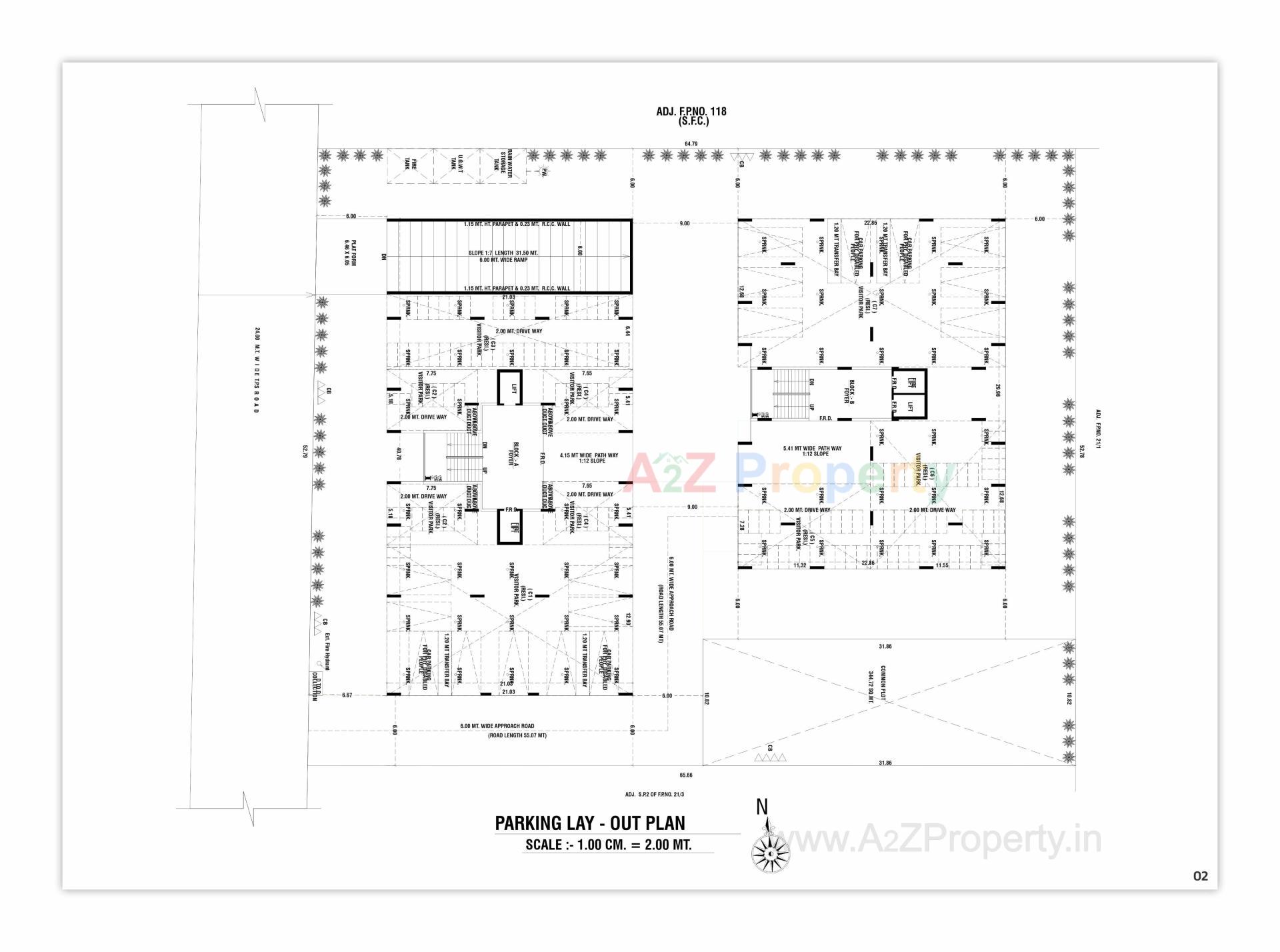 Layout of real estate project Shivay Lavis located at Nikol, Ahmedabad, Gujarat
