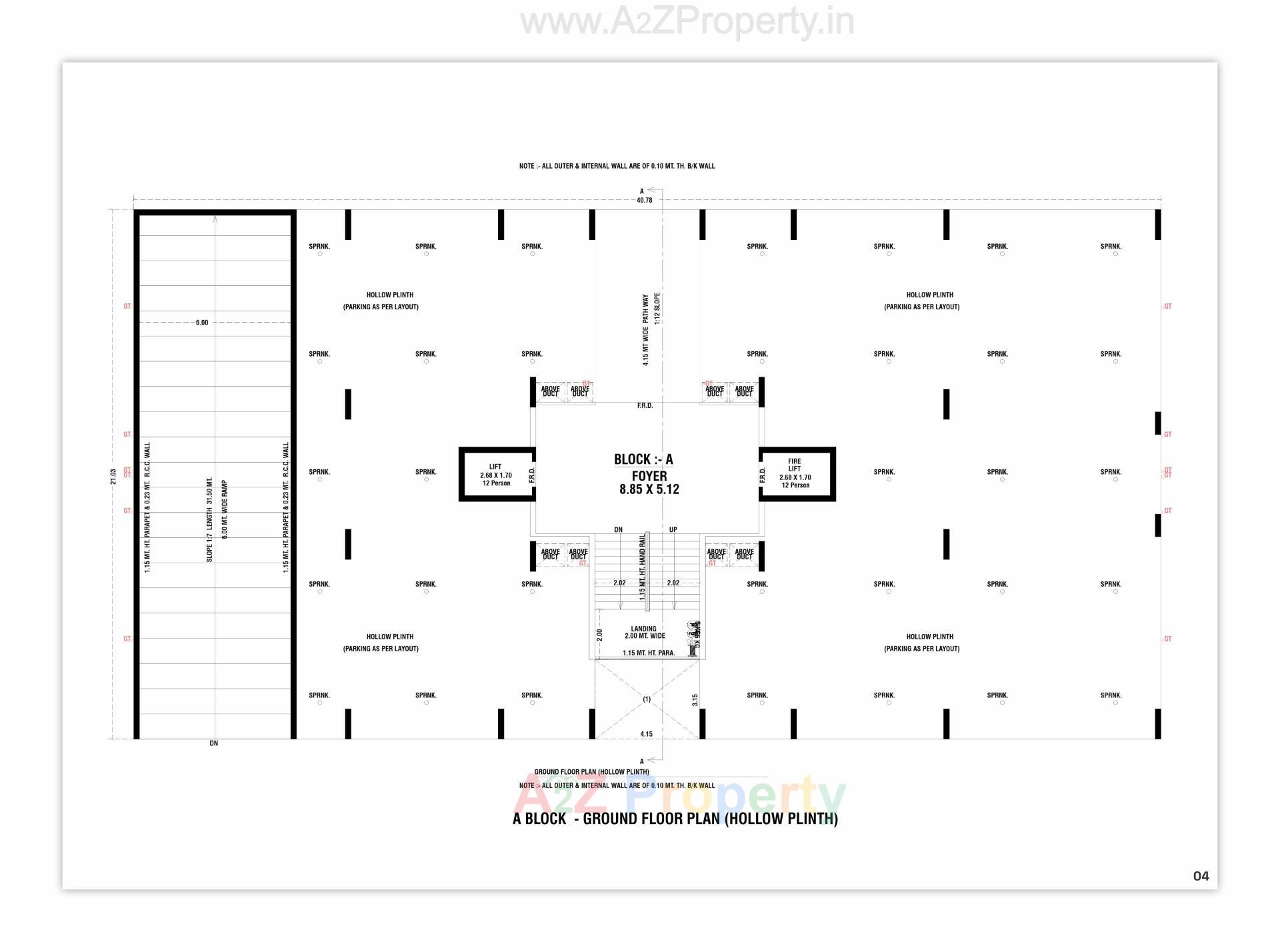 Layout of real estate project Shivay Lavis located at Nikol, Ahmedabad, Gujarat