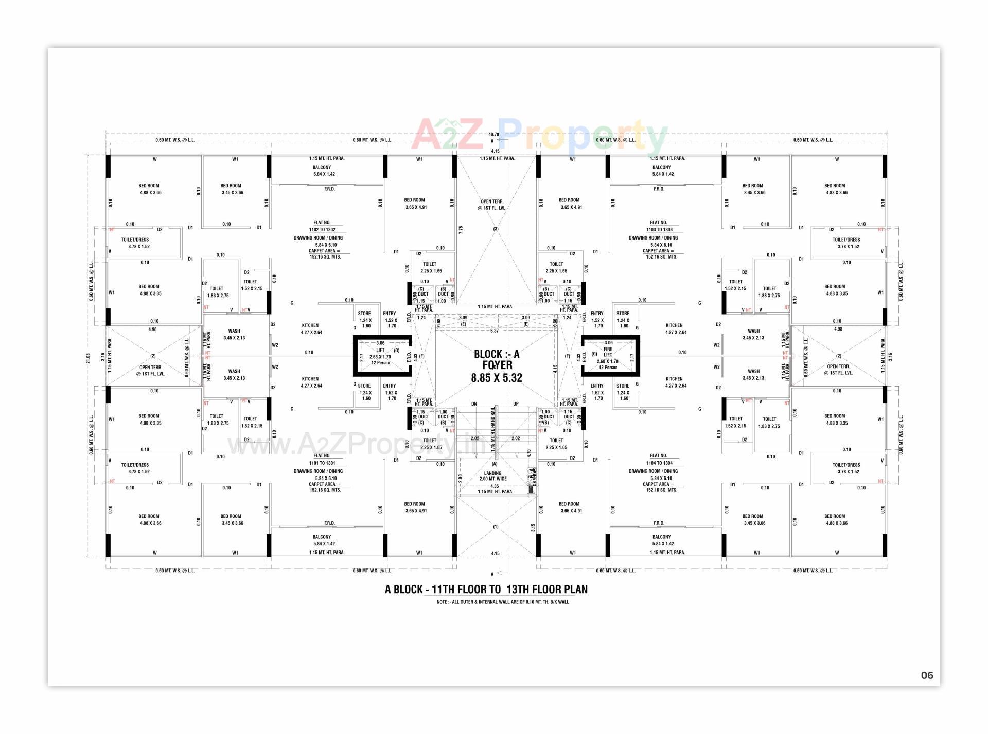 Layout of real estate project Shivay Lavis located at Nikol, Ahmedabad, Gujarat