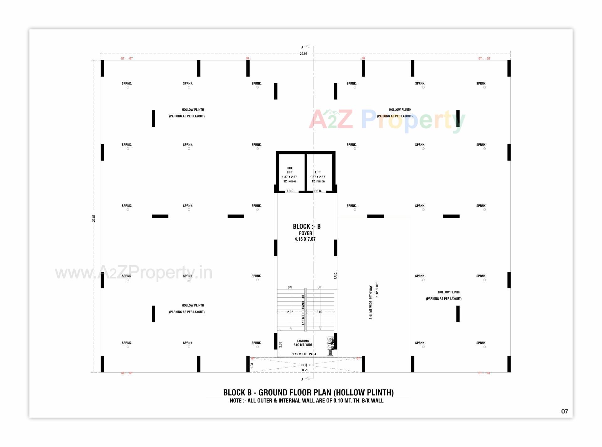 Layout of real estate project Shivay Lavis located at Nikol, Ahmedabad, Gujarat
