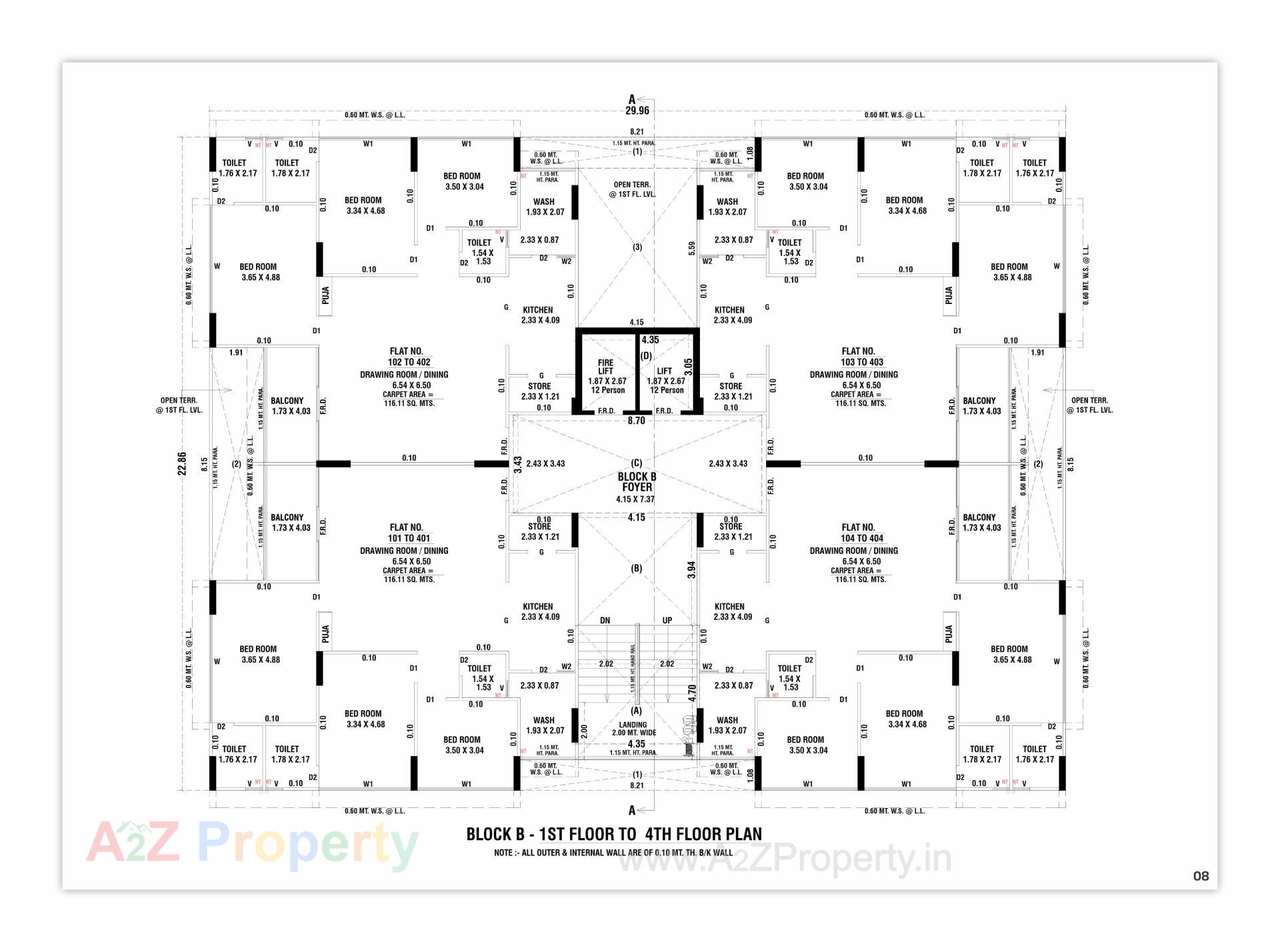 Layout of real estate project Shivay Lavis located at Nikol, Ahmedabad, Gujarat