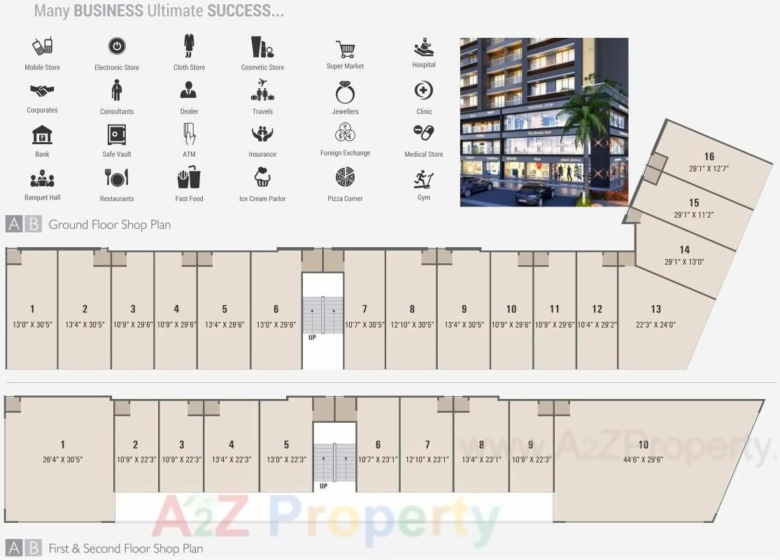 Layout of real estate project Shivdhara Campus located at Enasan, Ahmedabad, Gujarat