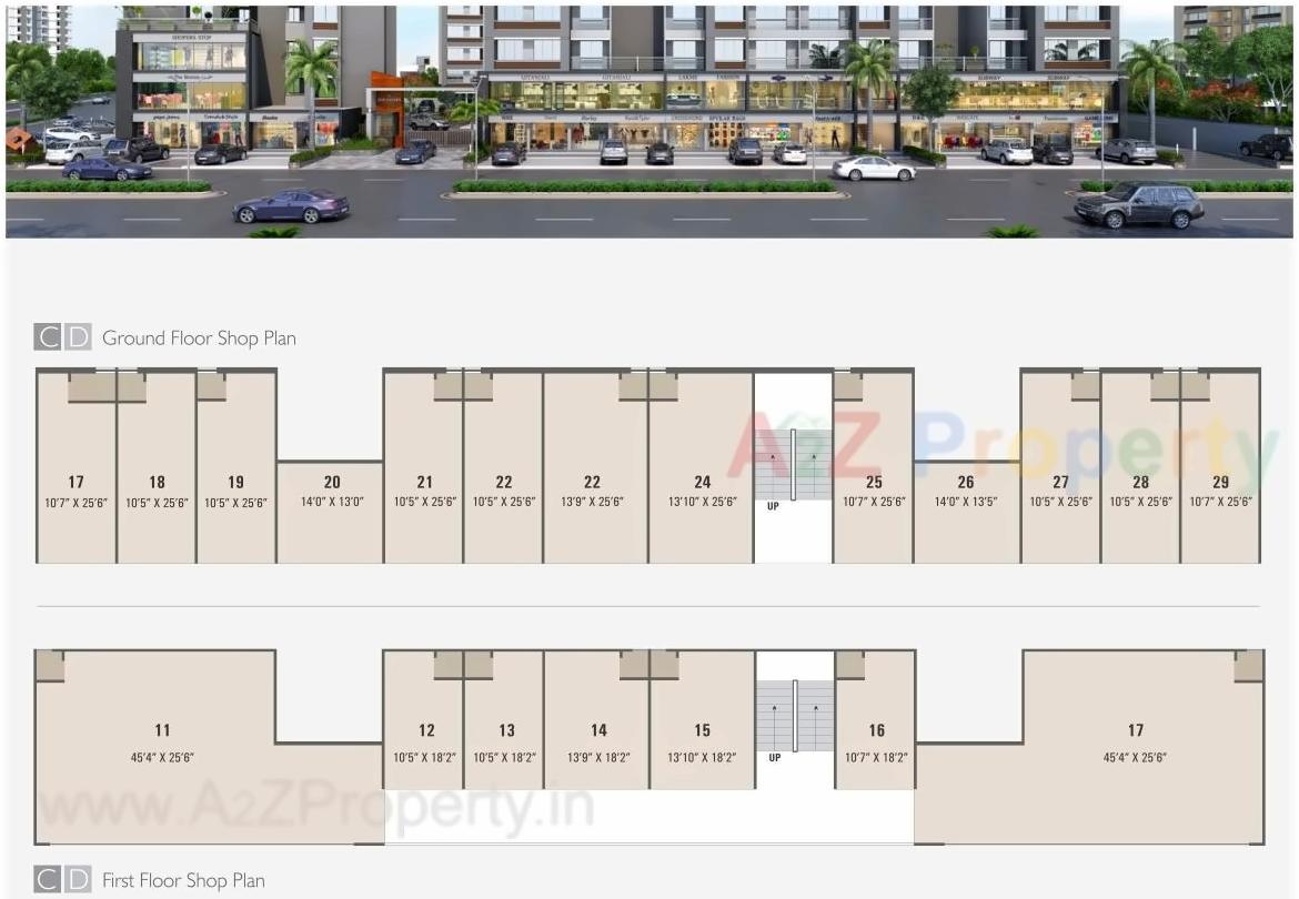 Layout of real estate project Shivdhara Campus located at Enasan, Ahmedabad, Gujarat
