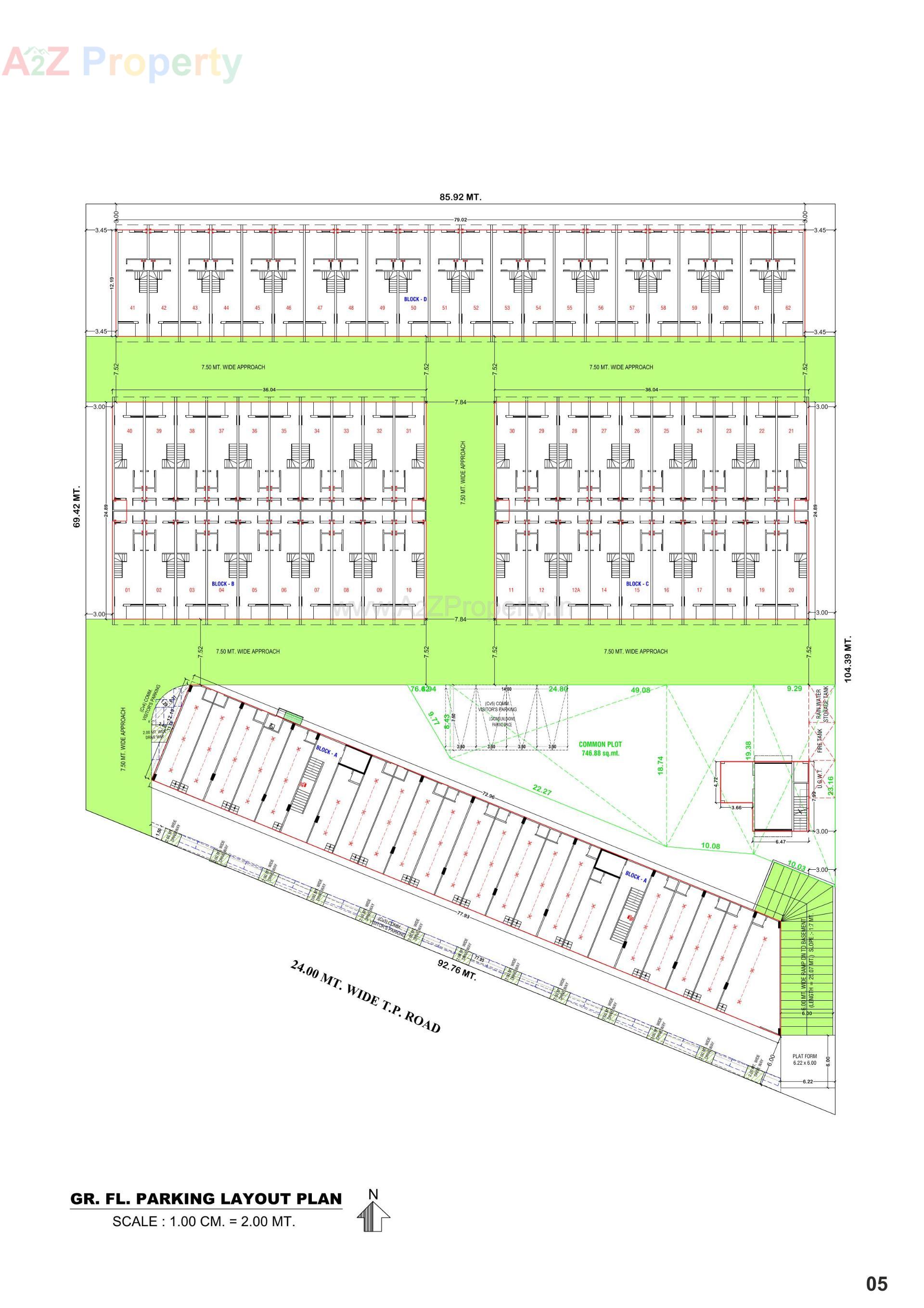 Layout of real estate project Shivdhara Swarnim located at Sanand, Ahmedabad, Gujarat