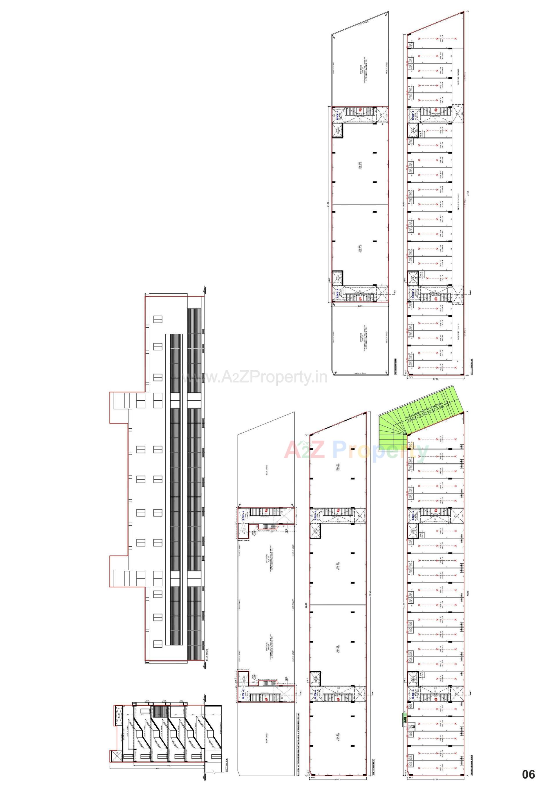 Layout of real estate project Shivdhara Swarnim located at Sanand, Ahmedabad, Gujarat