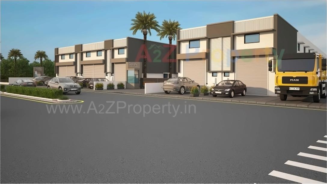 3D Elevation of real estate project Shivkrupa Industrial Estate located at Singrva, Ahmedabad, Gujarat