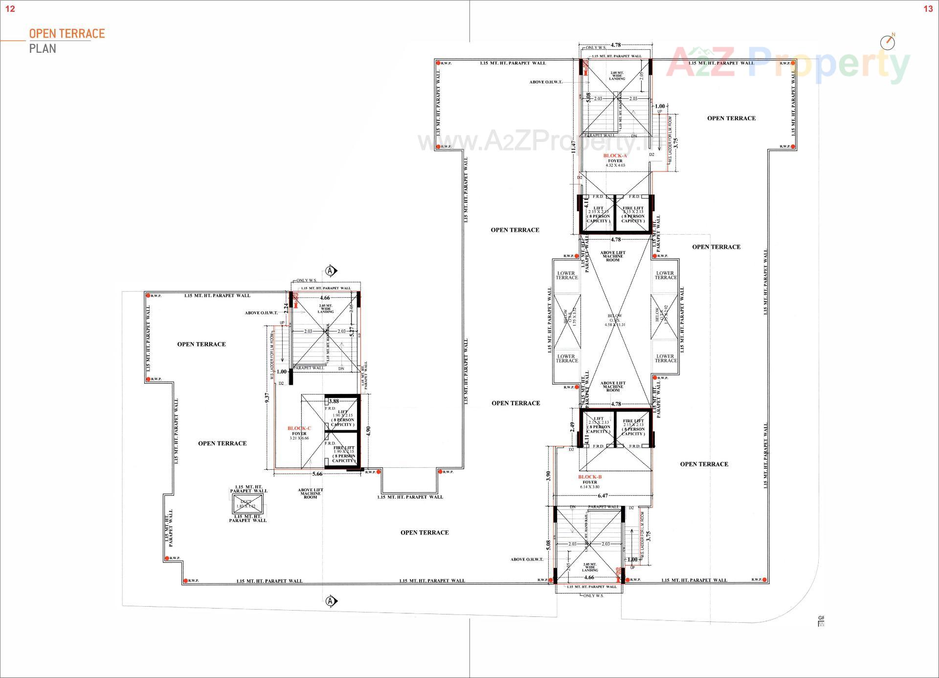 Layout of real estate project Shlok located at Jagatpur, Ahmedabad, Gujarat