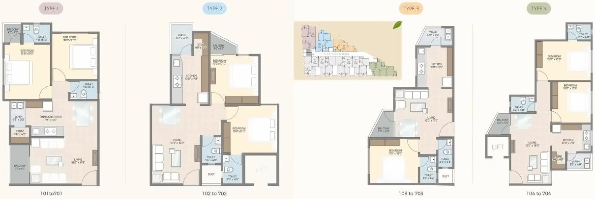 Layout of real estate project Shlok Avenue located at Chandkheda, Ahmedabad, Gujarat