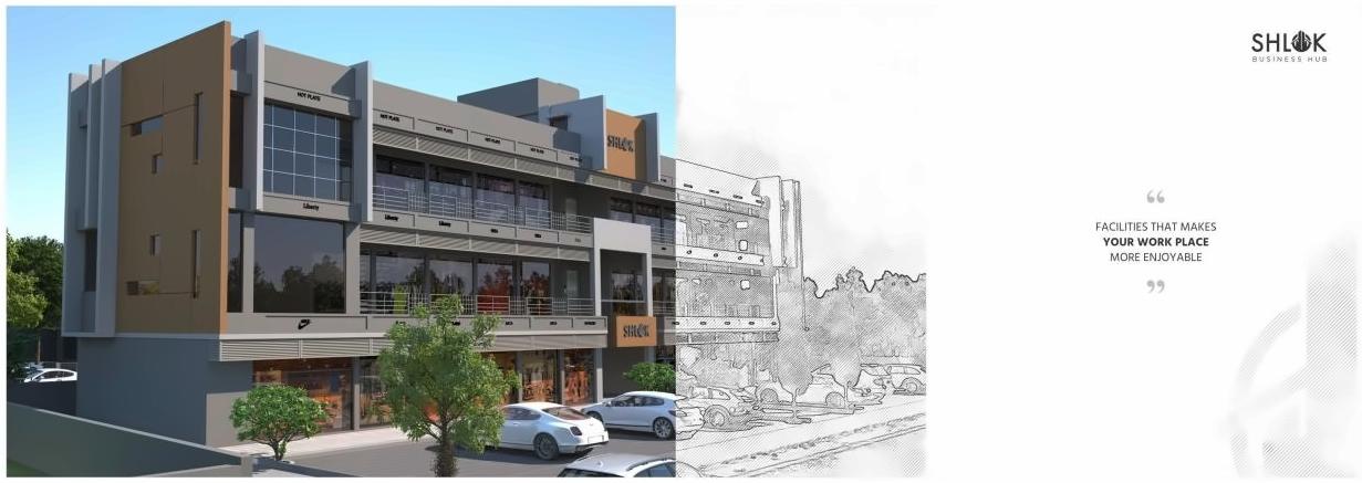  of real estate project Shlok Business Hub located at Aslali, Ahmedabad, Gujarat