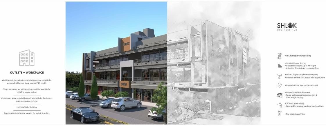  of real estate project Shlok Business Hub located at Aslali, Ahmedabad, Gujarat