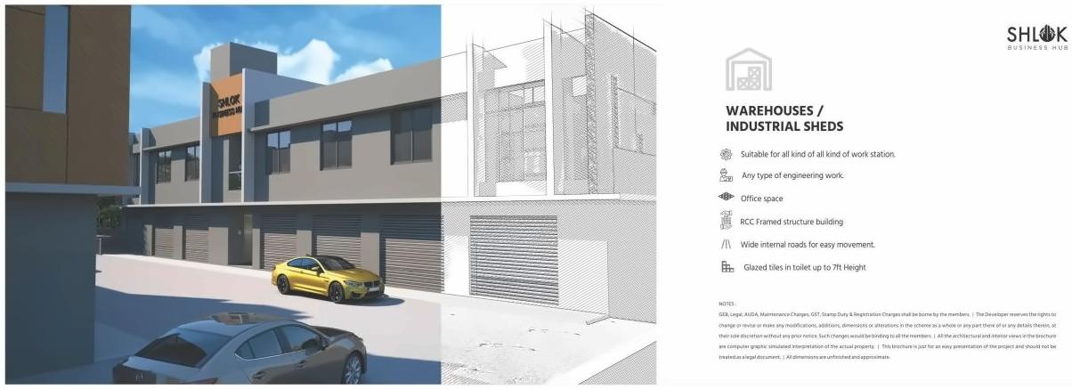  of real estate project Shlok Business Hub located at Aslali, Ahmedabad, Gujarat