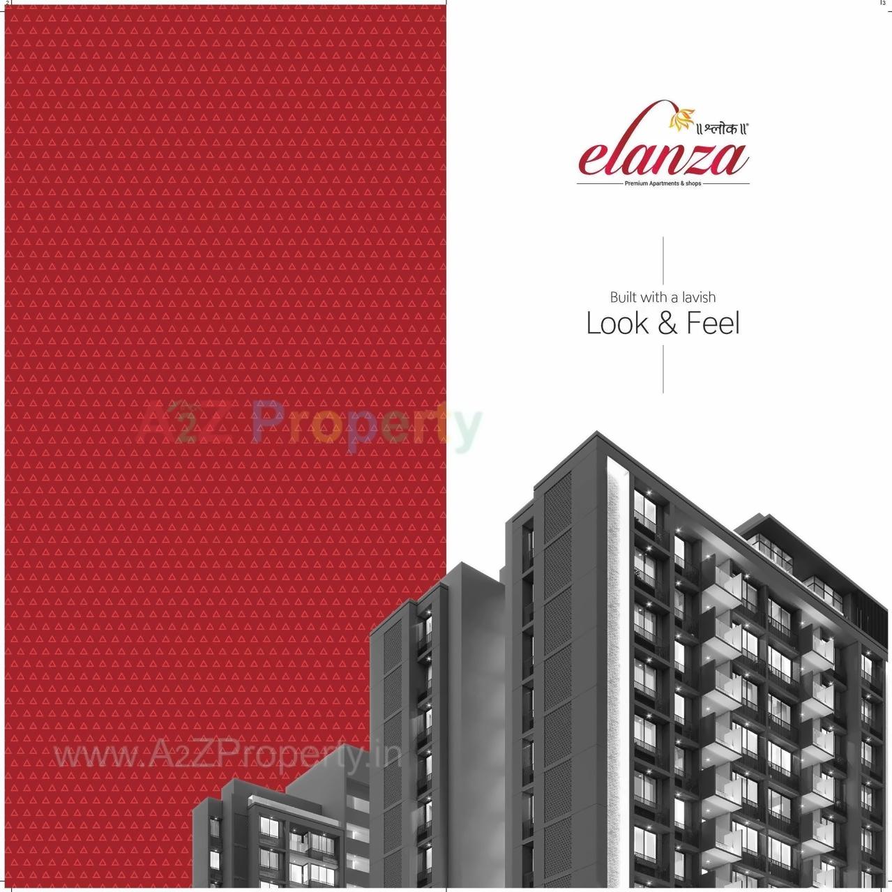 3D Elevation of real estate project Shlok Elanza located at Ahmedabad, Ahmedabad, Gujarat