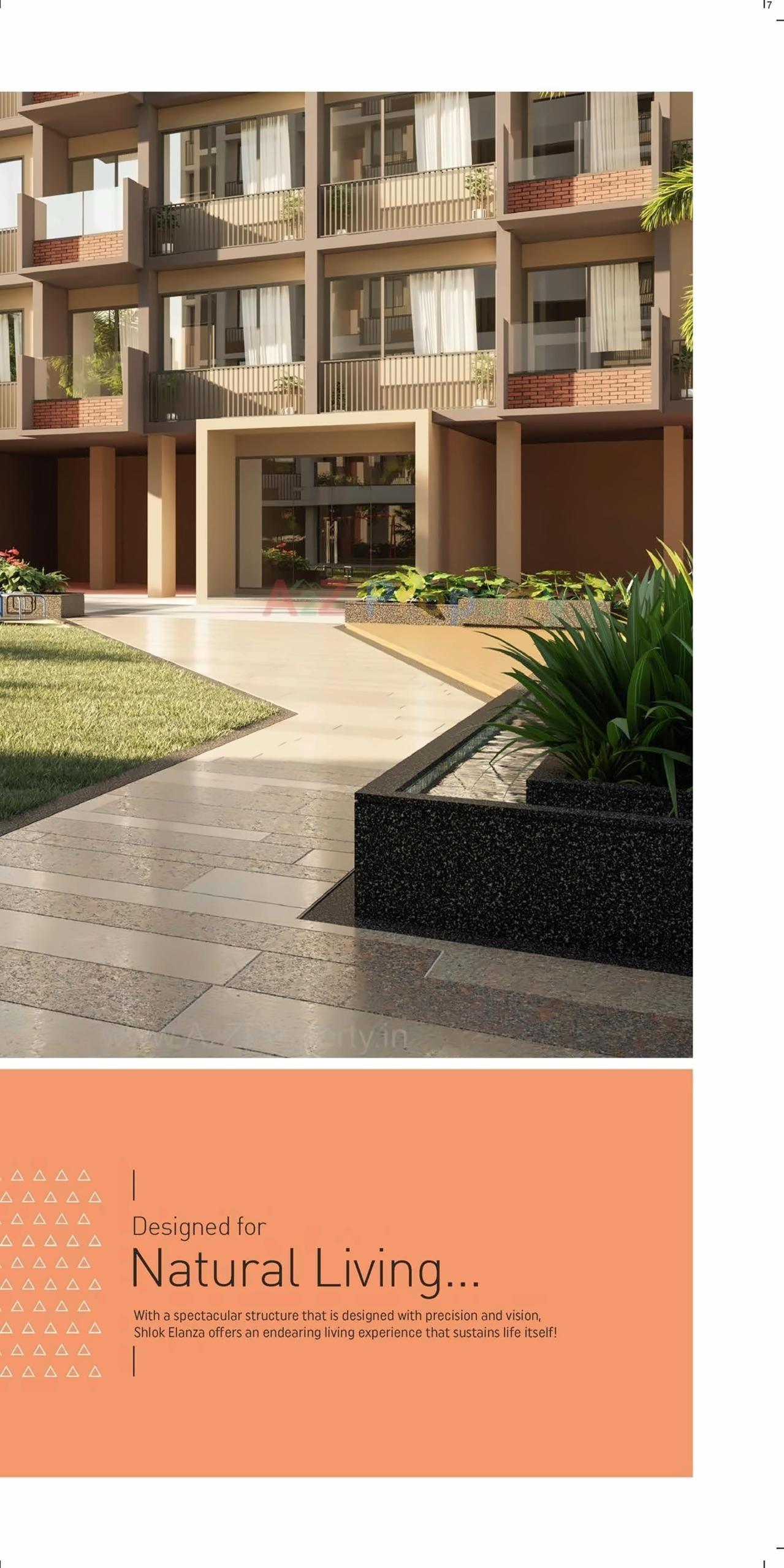 3D Elevation of real estate project Shlok Elanza located at Ahmedabad, Ahmedabad, Gujarat