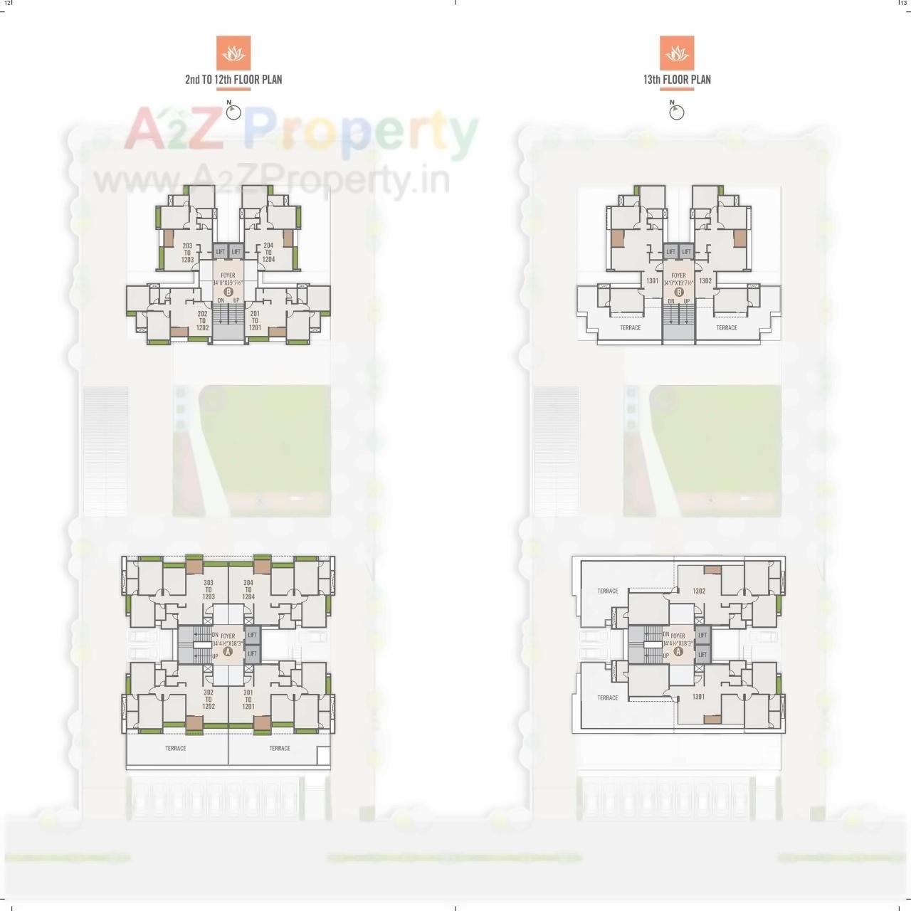 Layout of real estate project Shlok Elanza located at Ahmedabad, Ahmedabad, Gujarat