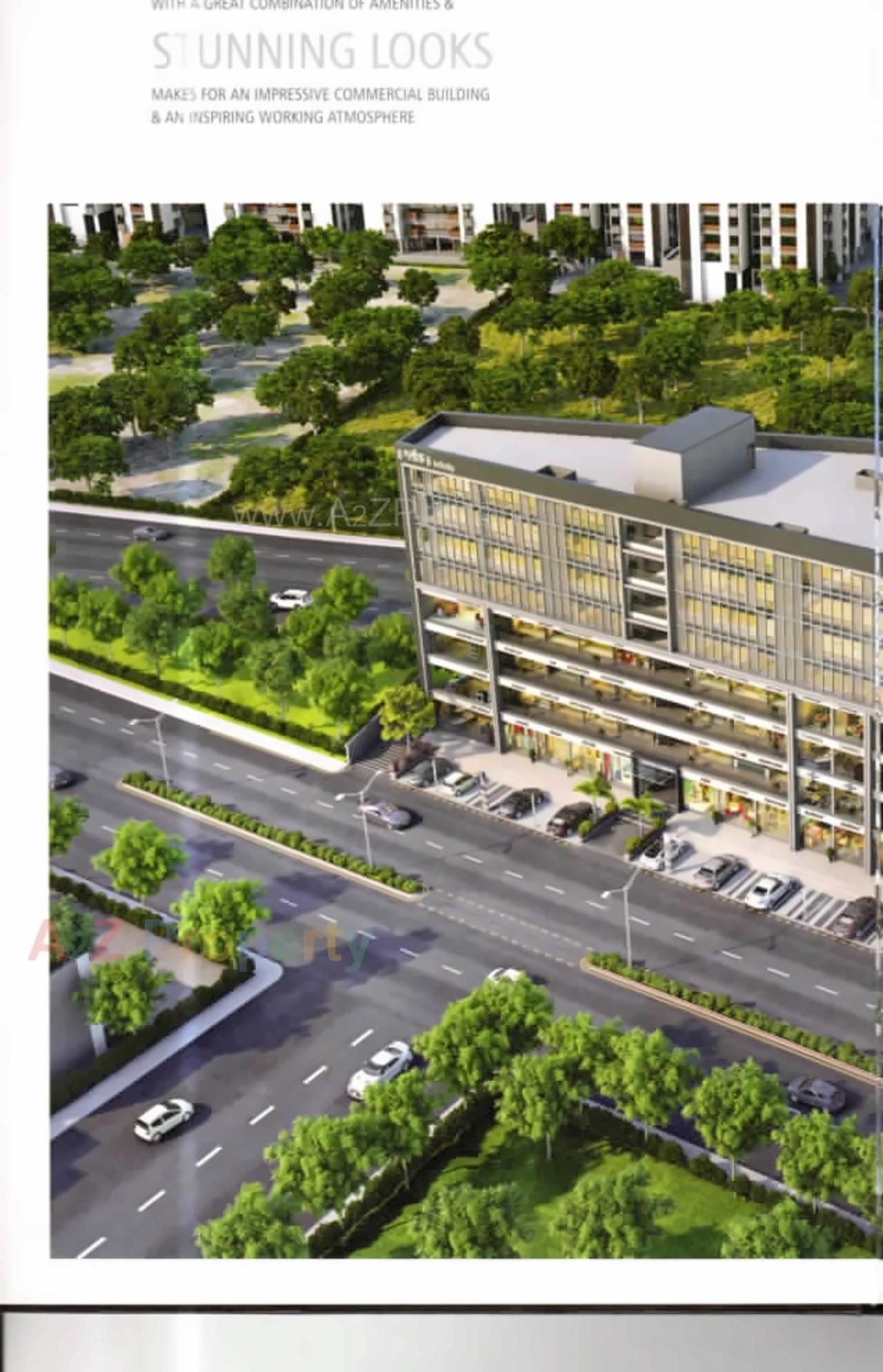 3D Elevation of real estate project Shlok Infinity located at Chandlodiya, Ahmedabad, Gujarat