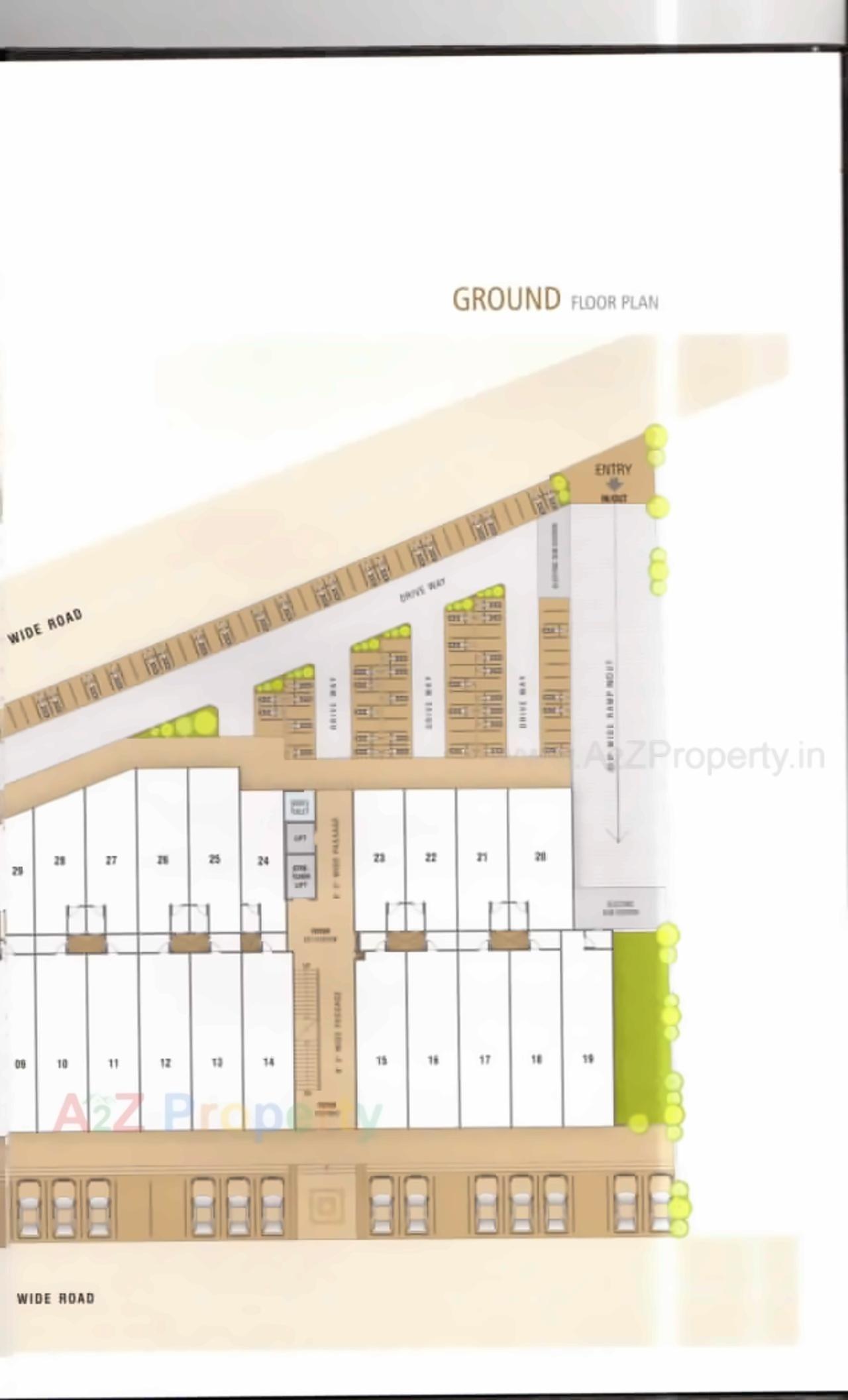 Layout of real estate project Shlok Infinity located at Chandlodiya, Ahmedabad, Gujarat