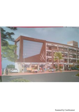Elevation of real estate project Shoolin Arcade located at Isanpur, Ahmedabad, Gujarat