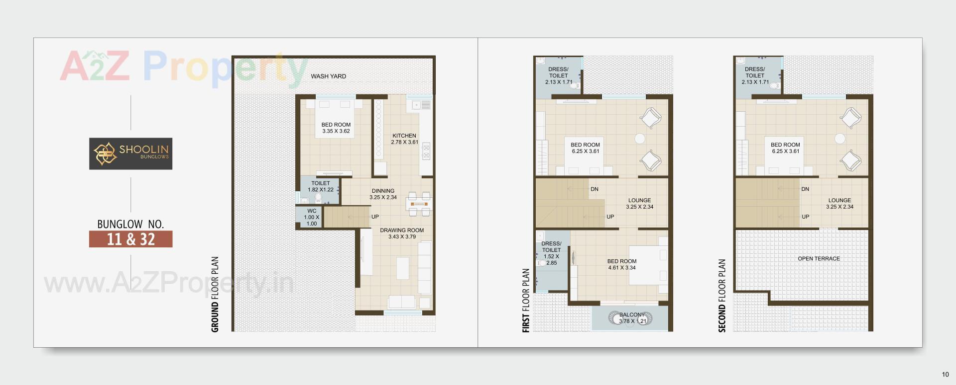 Layout of real estate project Shoolin Bunglows located at Singarva, Ahmedabad, Gujarat