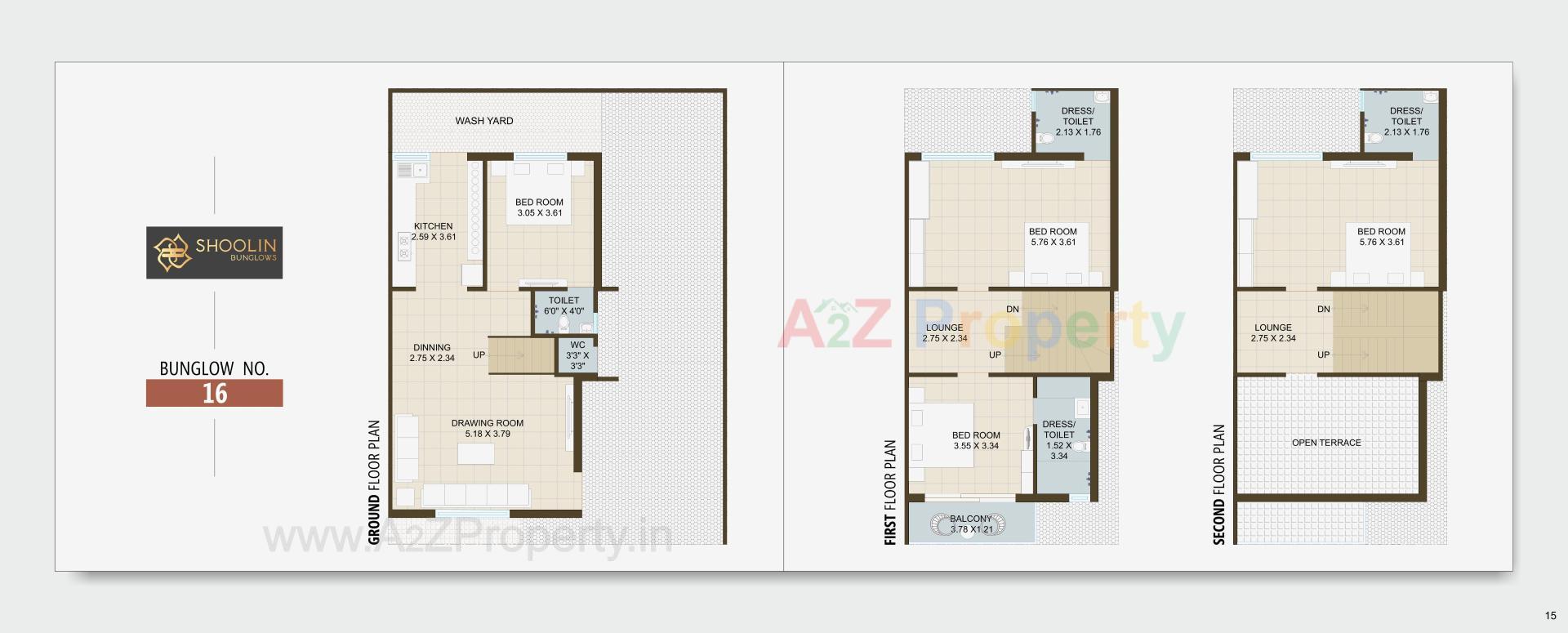 Layout of real estate project Shoolin Bunglows located at Singarva, Ahmedabad, Gujarat