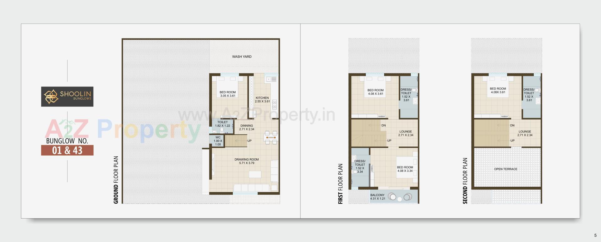 Layout of real estate project Shoolin Bunglows located at Singarva, Ahmedabad, Gujarat