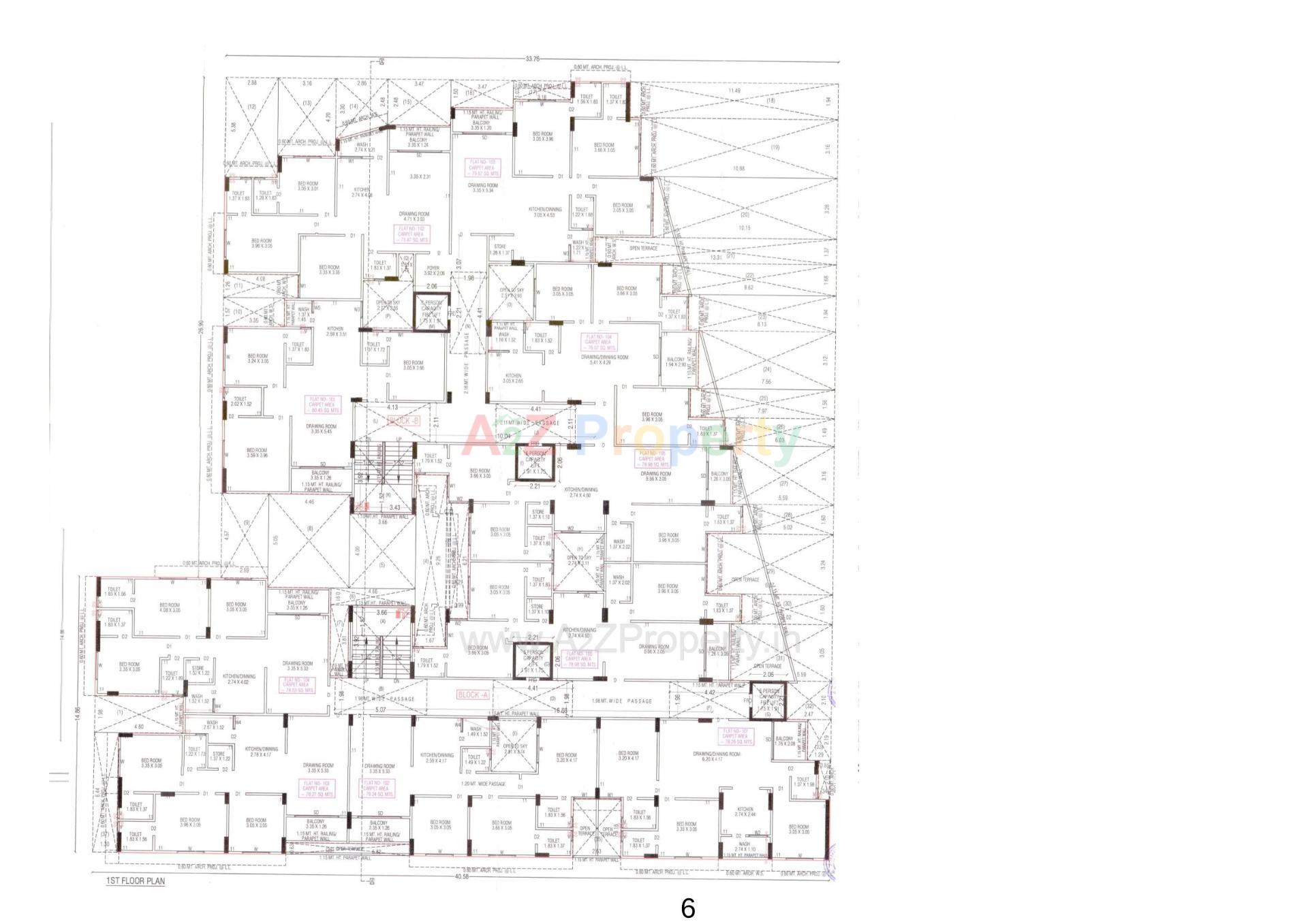 Layout of real estate project Shoolin Exotica located at Isanpur, Ahmedabad, Gujarat