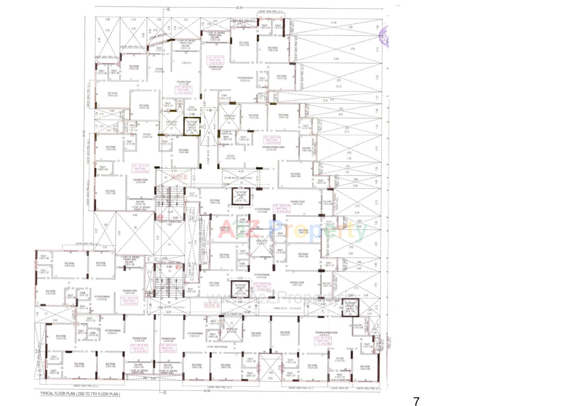 Layout of real estate project Shoolin Exotica located at Isanpur, Ahmedabad, Gujarat