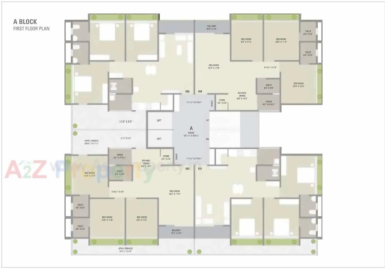 Layout of real estate project Shraddha Harmony located at Vastral, Ahmedabad, Gujarat