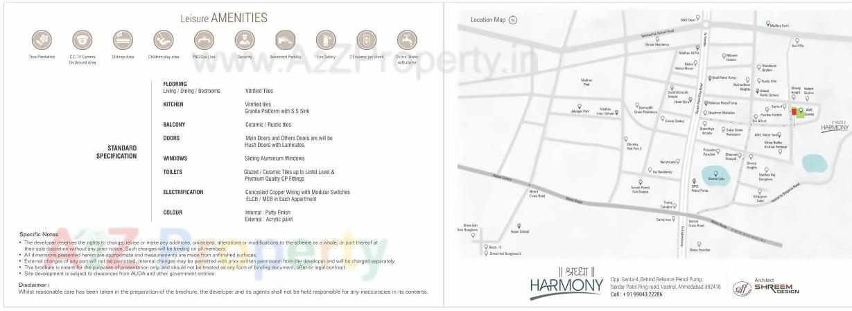  of real estate project Shraddha Harmony located at Vastral, Ahmedabad, Gujarat