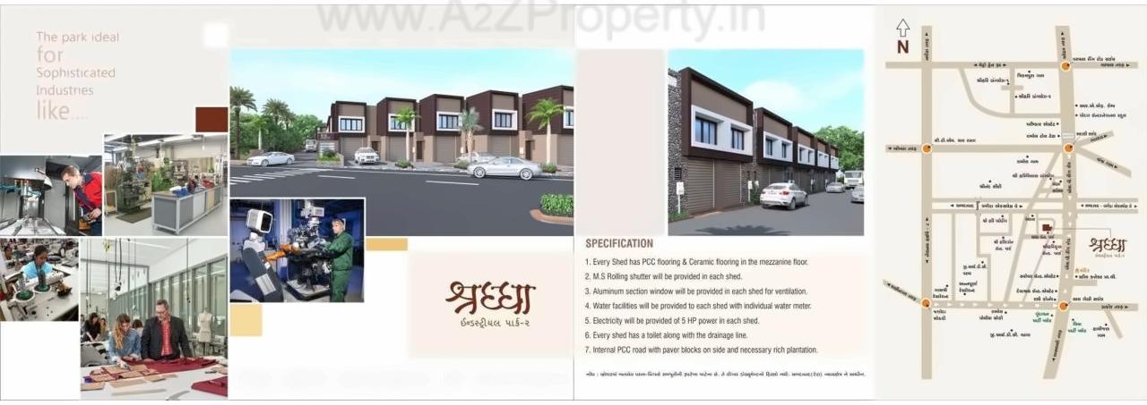  of real estate project Shraddha Industrial Park located at Hathijan, Ahmedabad, Gujarat