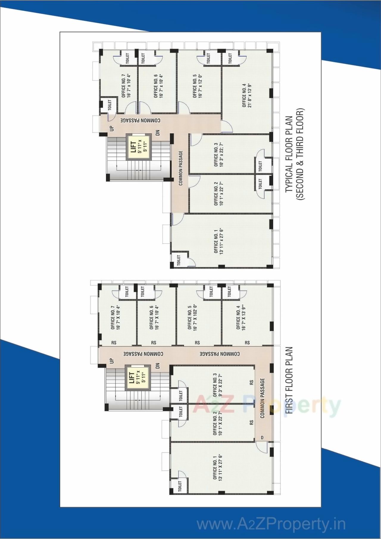 Layout of real estate project Shree Business Hub located at Naroda, Ahmedabad, Gujarat
