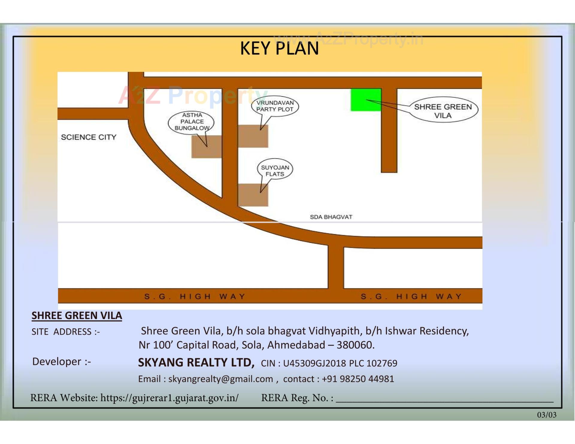  of real estate project Shree Green Villa located at Sola, Ahmedabad, Gujarat