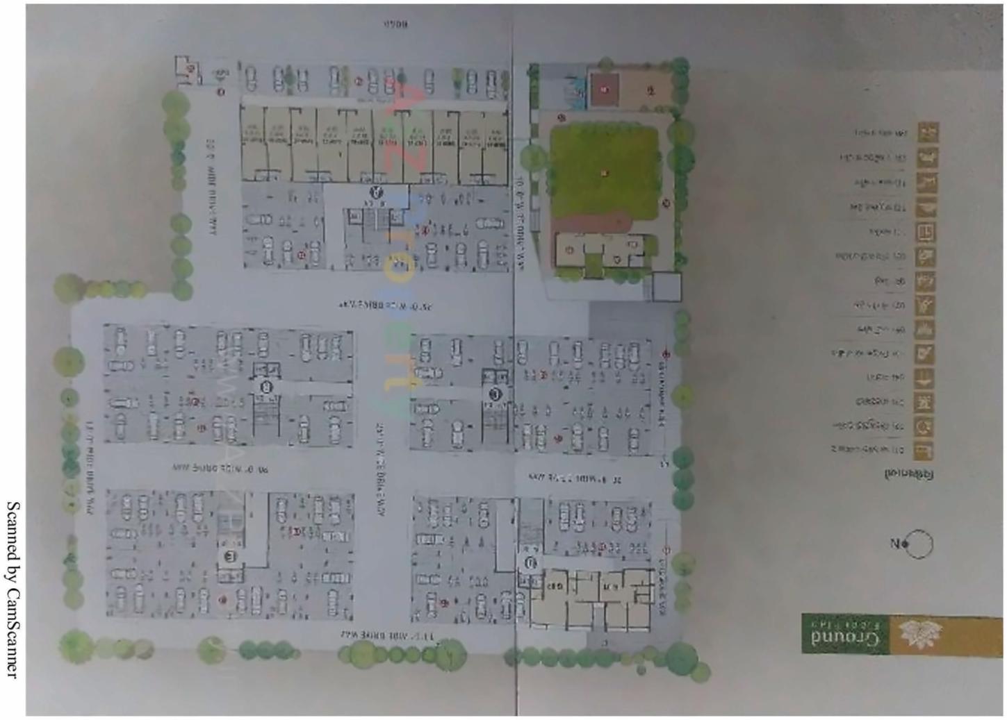 Layout of real estate project Shree Hari Blessing located at Vatva, Ahmedabad, Gujarat